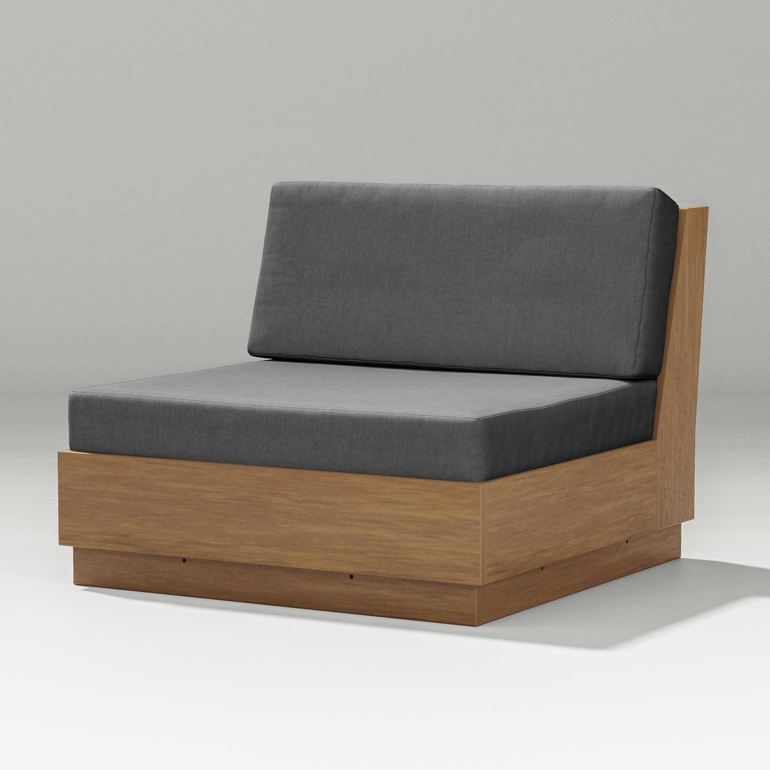 Elevate Modular Armless Chair in Natural / Spectrum Carbon
