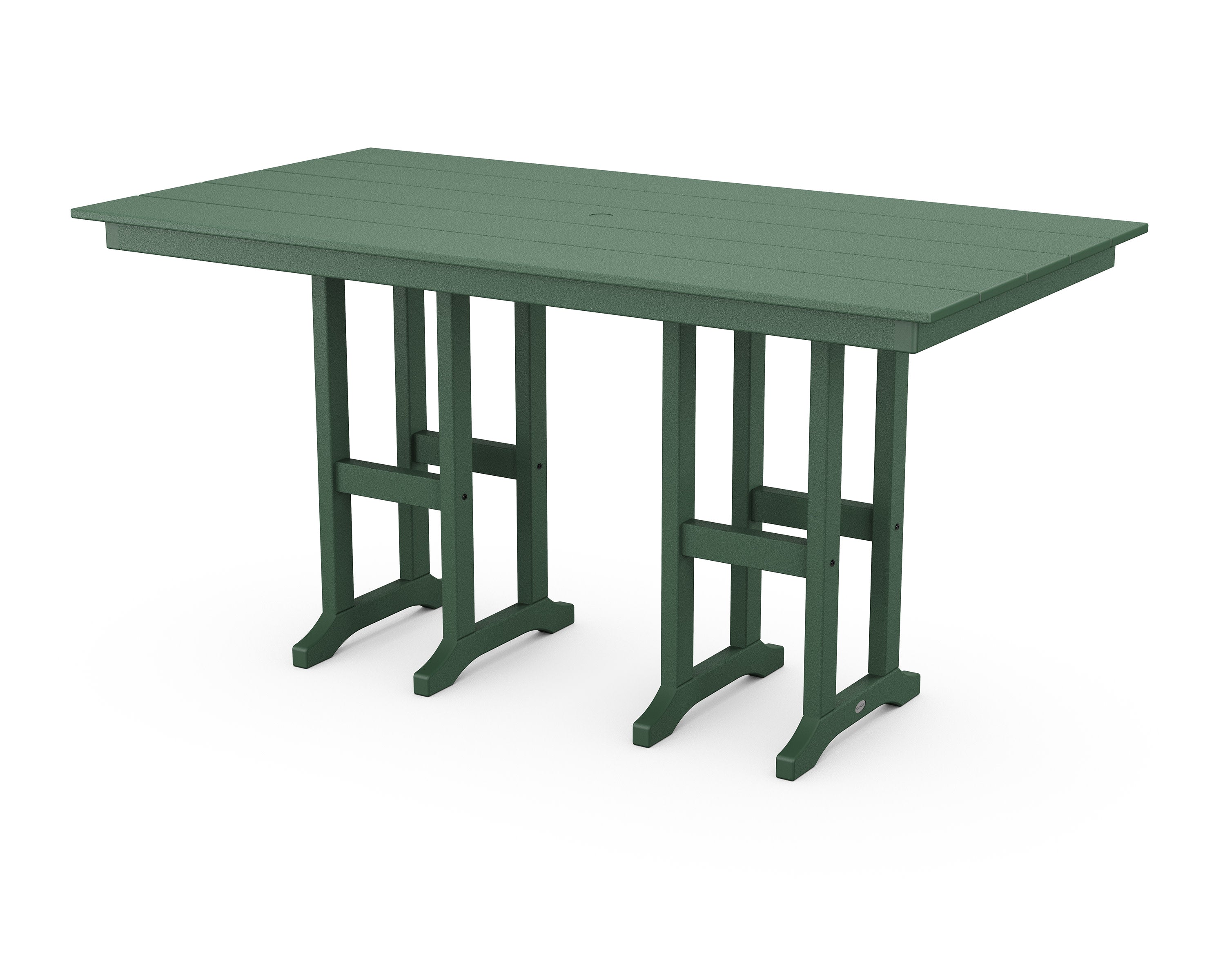 Farmhouse 37" x 72" Counter Table in Green