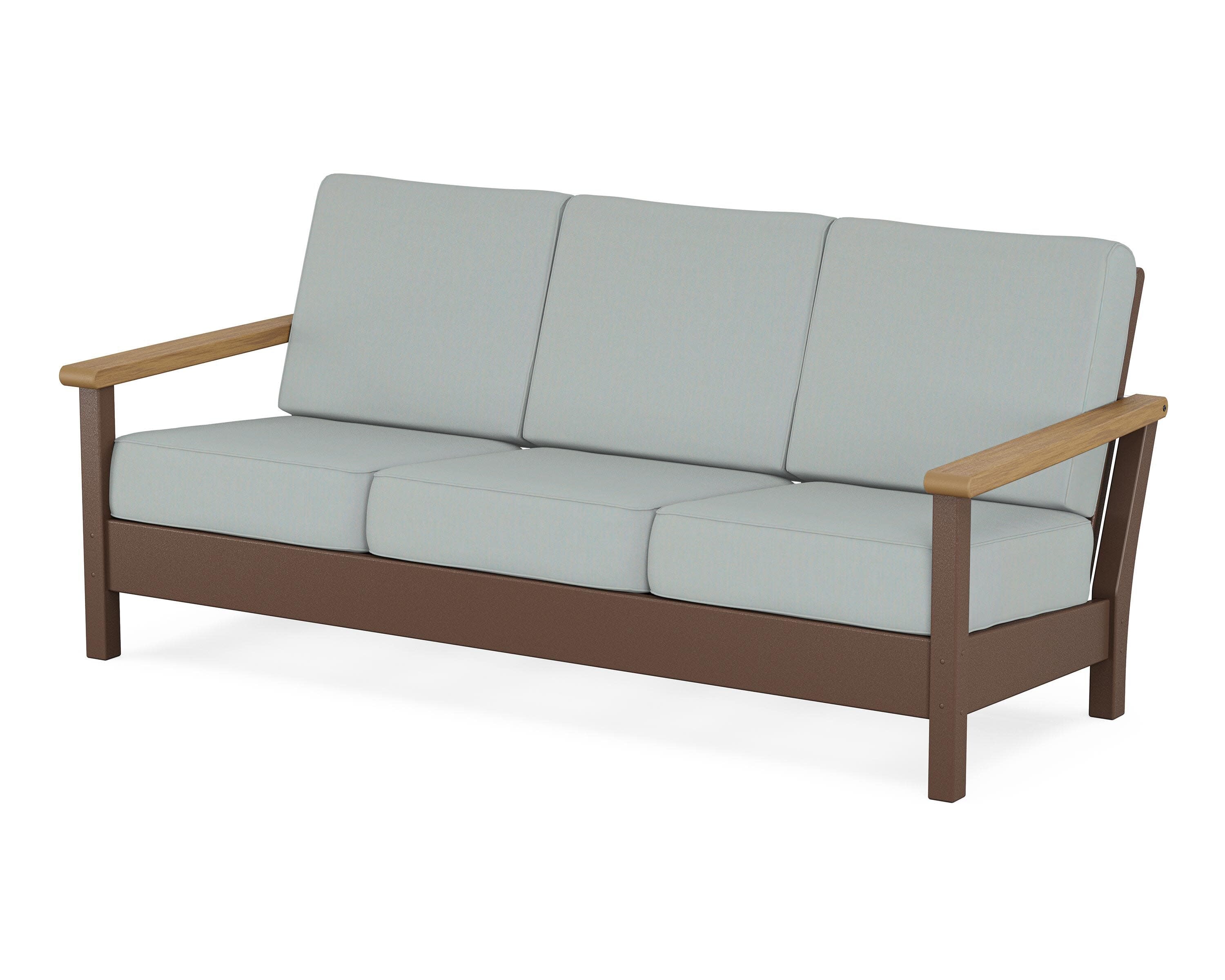 Harbour Deep Seating Sofa in Mahogany / Natural / Spa