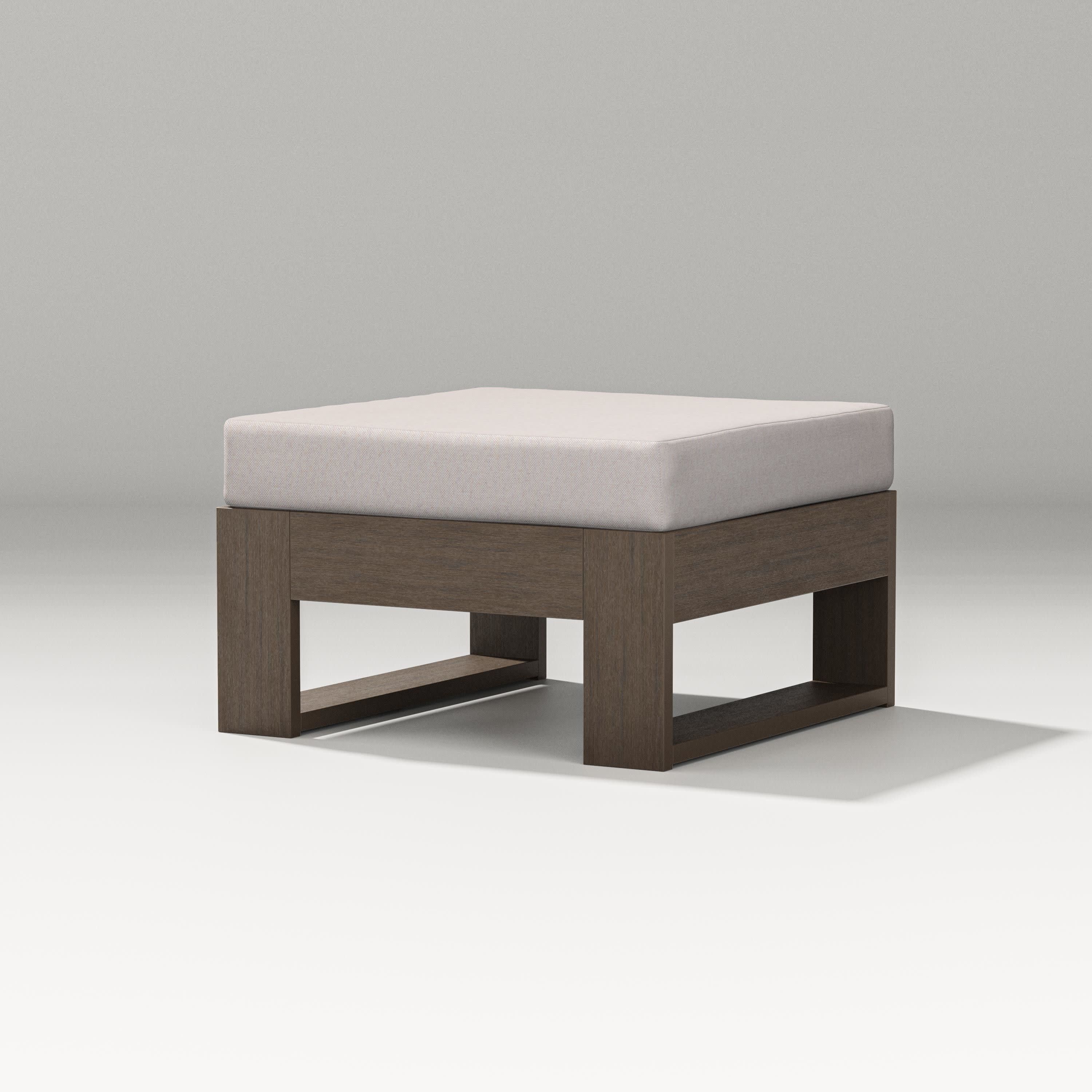 Latitude Lounge Ottoman in Kona / Dune Burlap