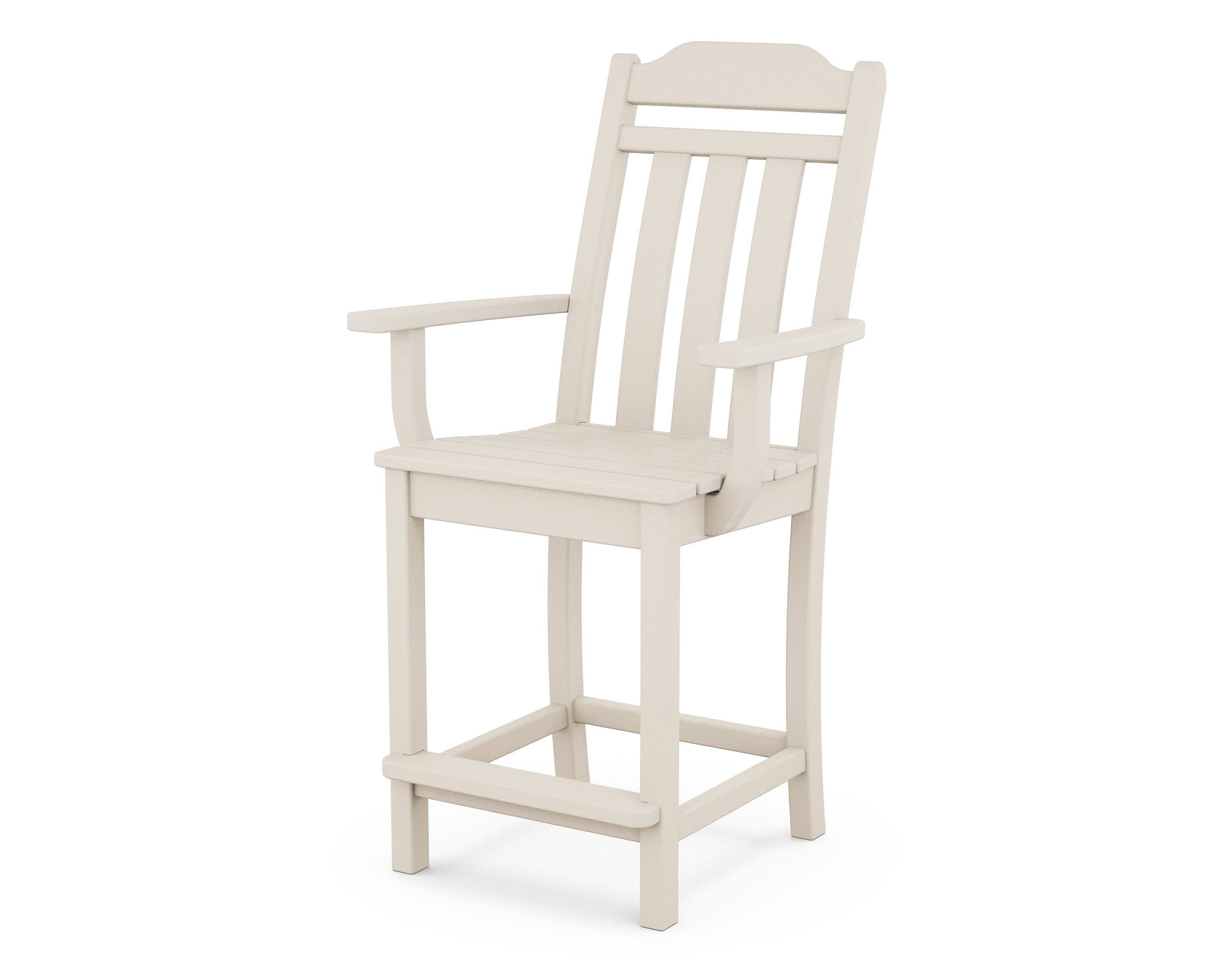 Cottage Counter Arm Chair in Sand