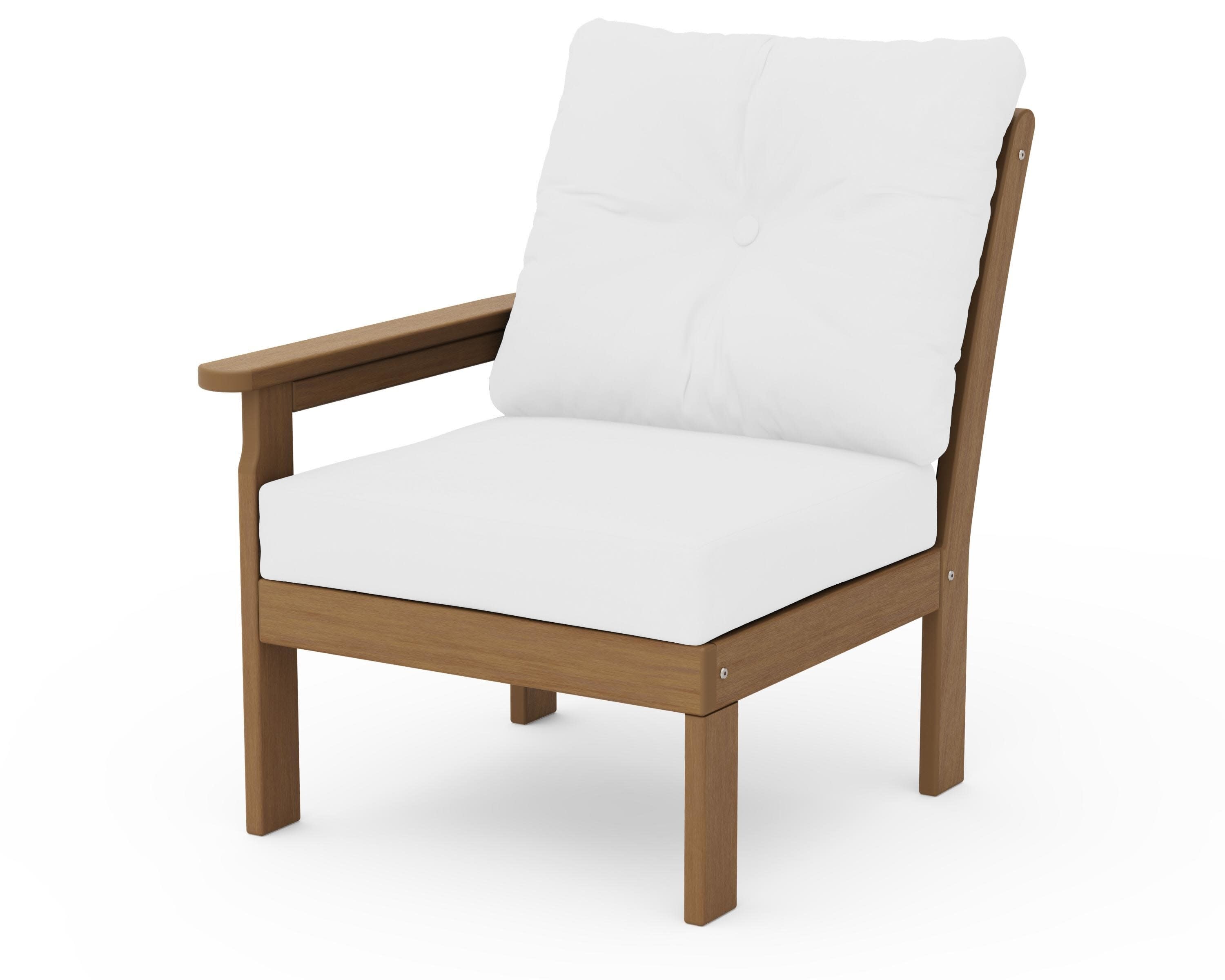 Vineyard Modular Left Arm Chair in Natural / Natural