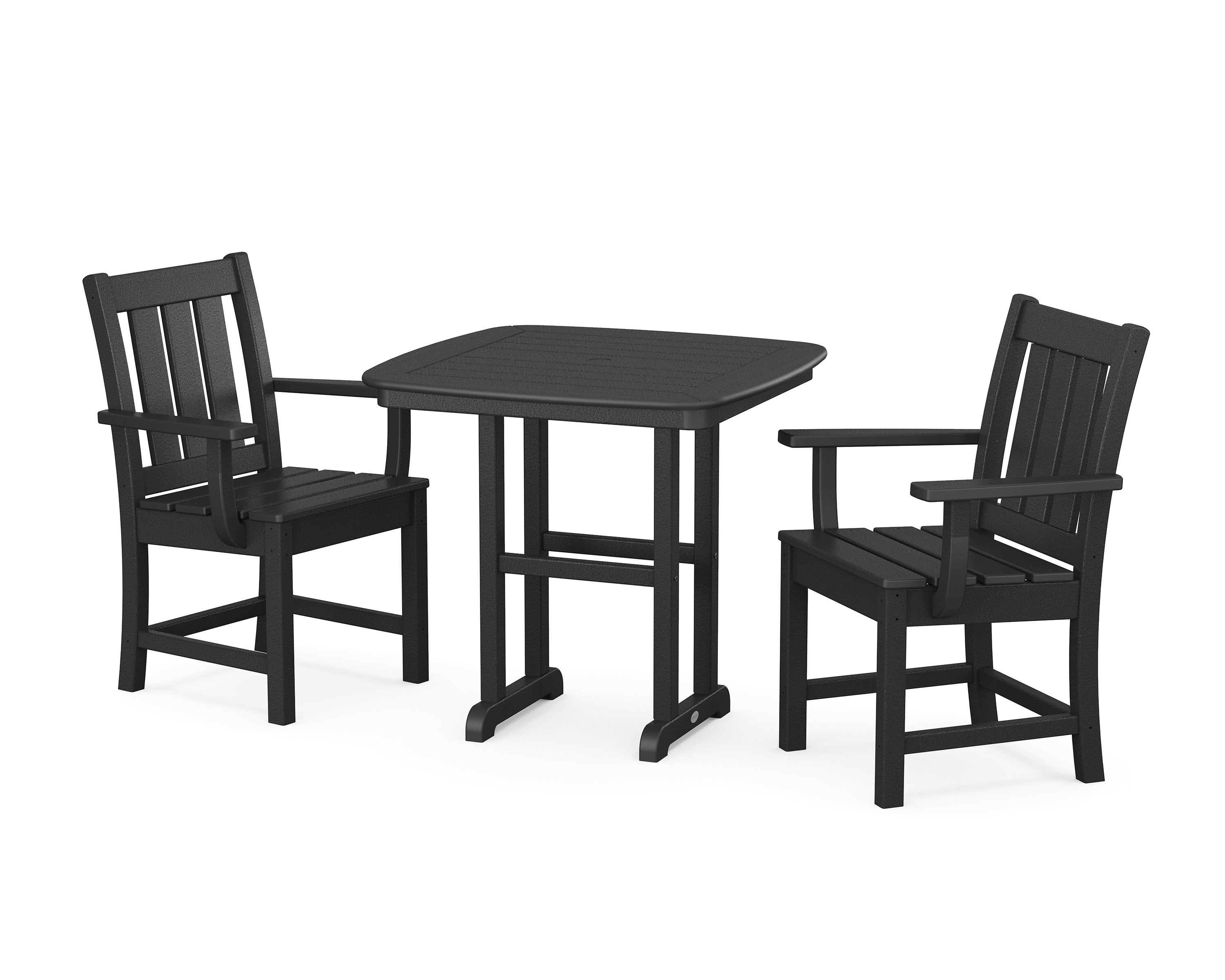 Oxford 3-Piece Dining Set in Black