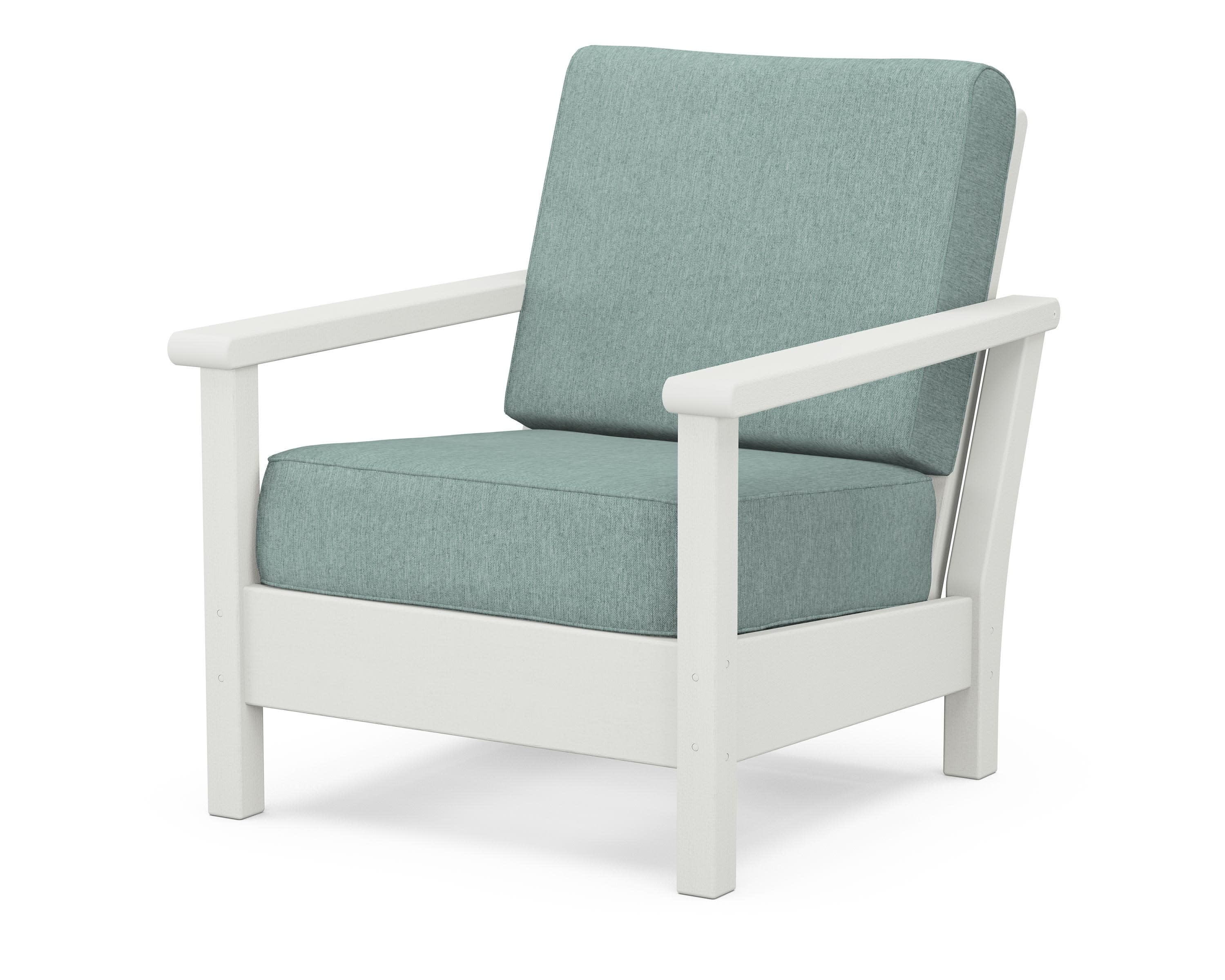 Harbour Deep Seating Chair in Vintage White / Glacier Spa