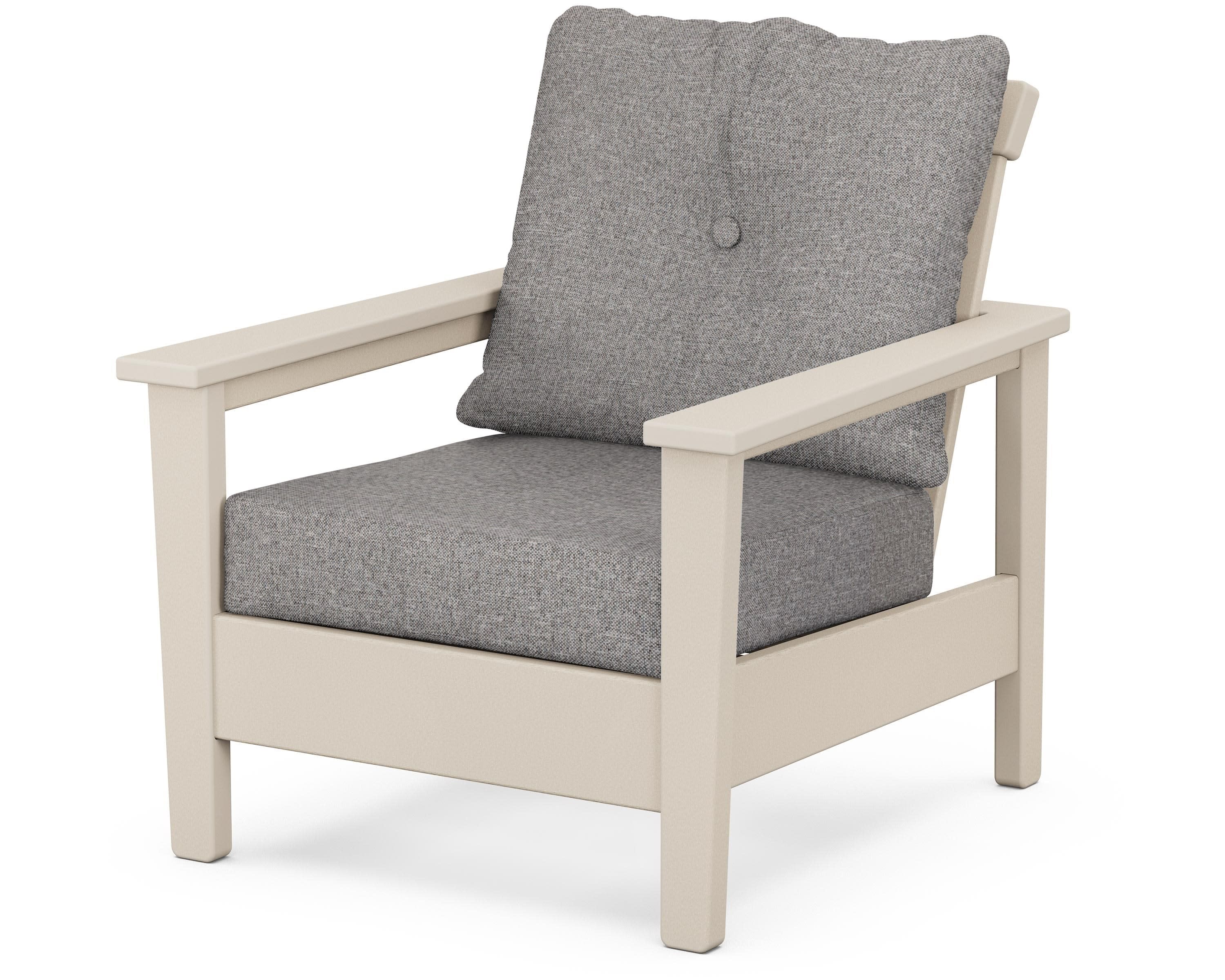 Prescott Deep Seating Chair in Sand / Grey Mist