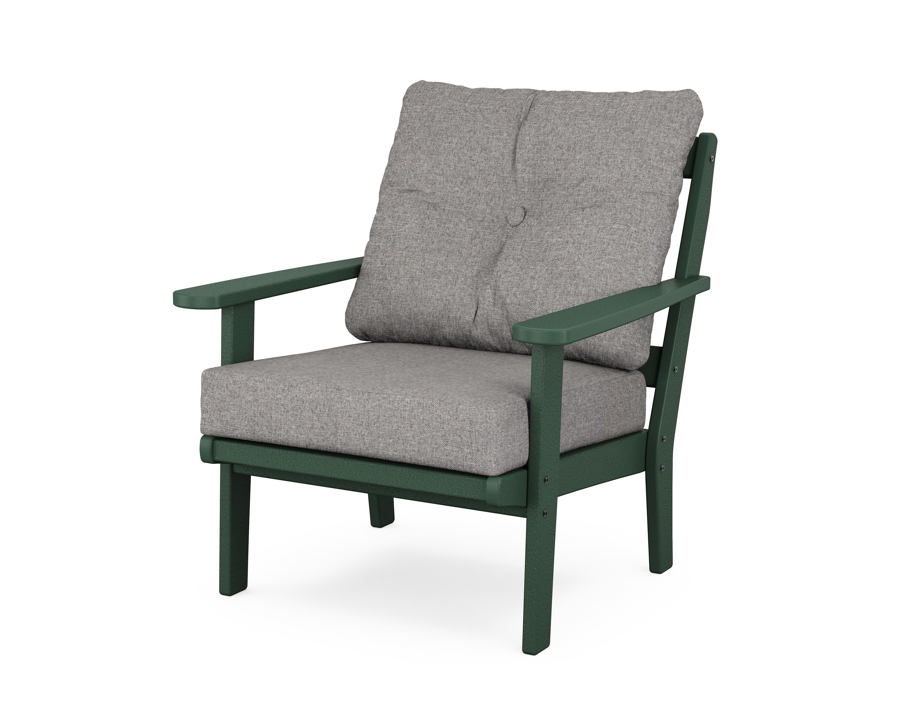 Mission Deep Seating Chair in Green / Grey Mist