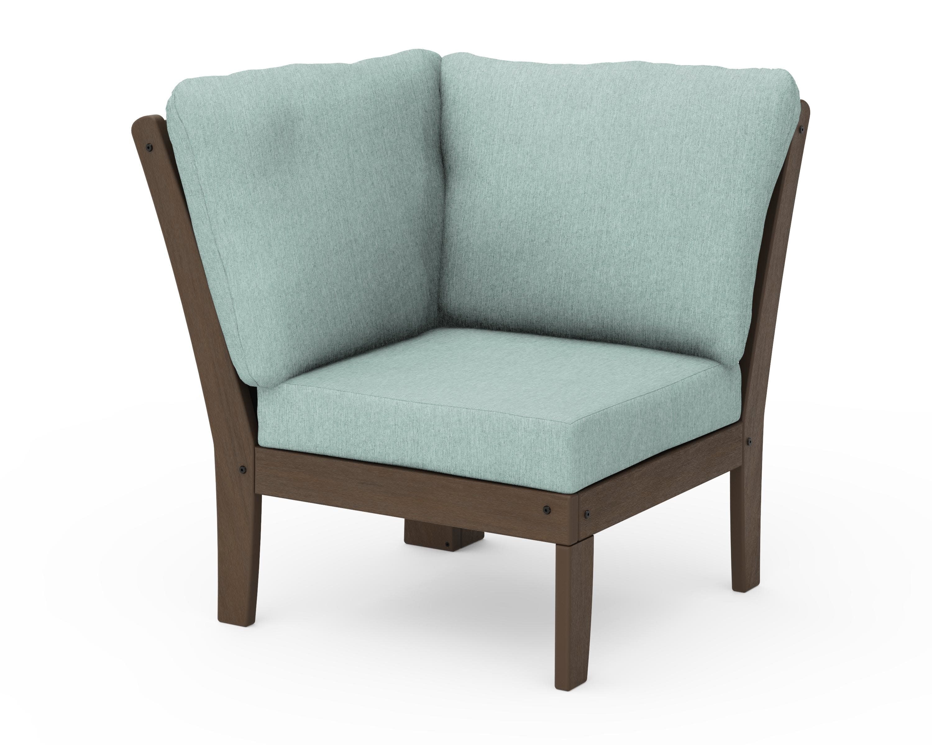 Braxton Modular Corner Chair in Kona / Glacier Spa