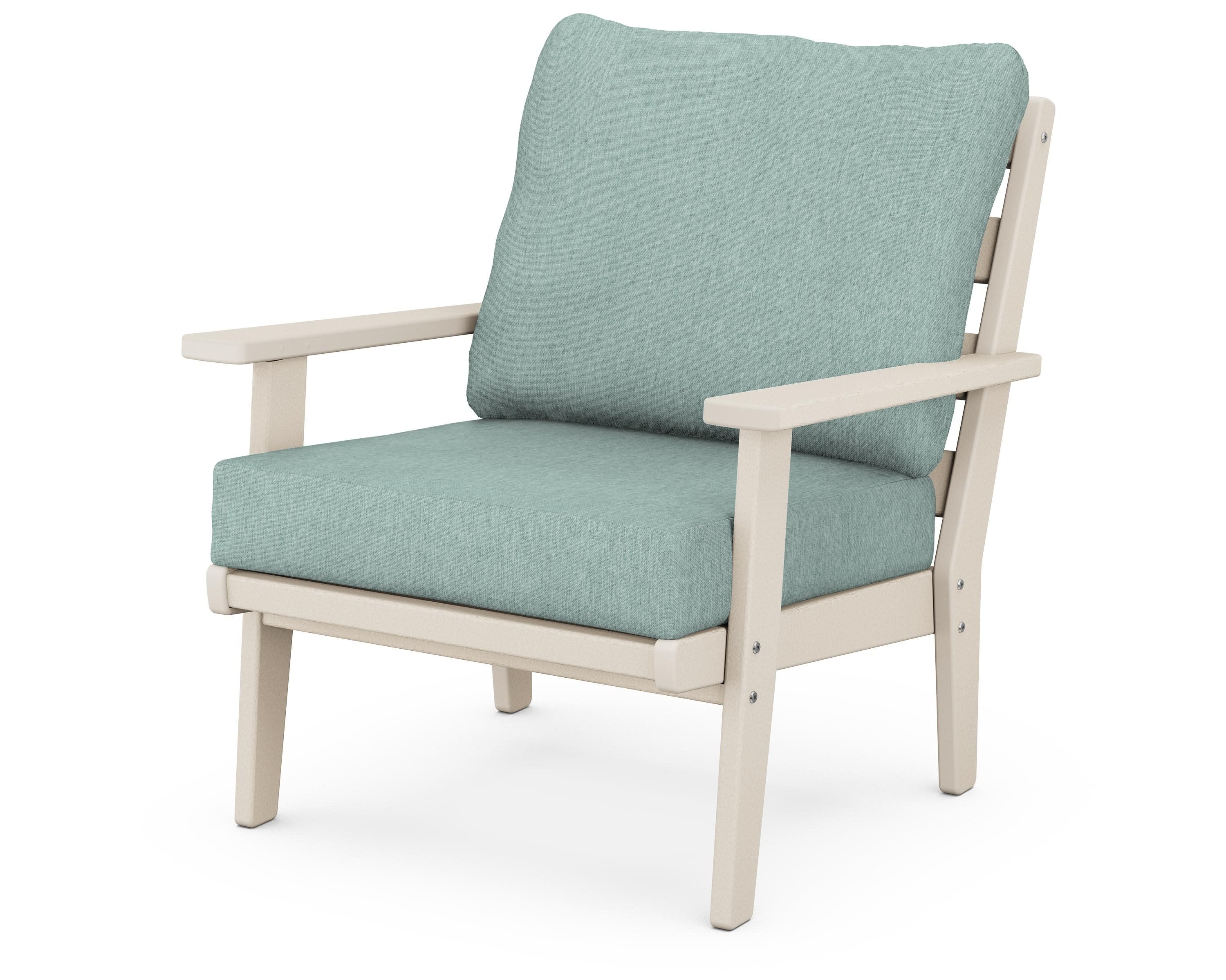 Grant Park Deep Seating Chair in Sand / Glacier Spa
