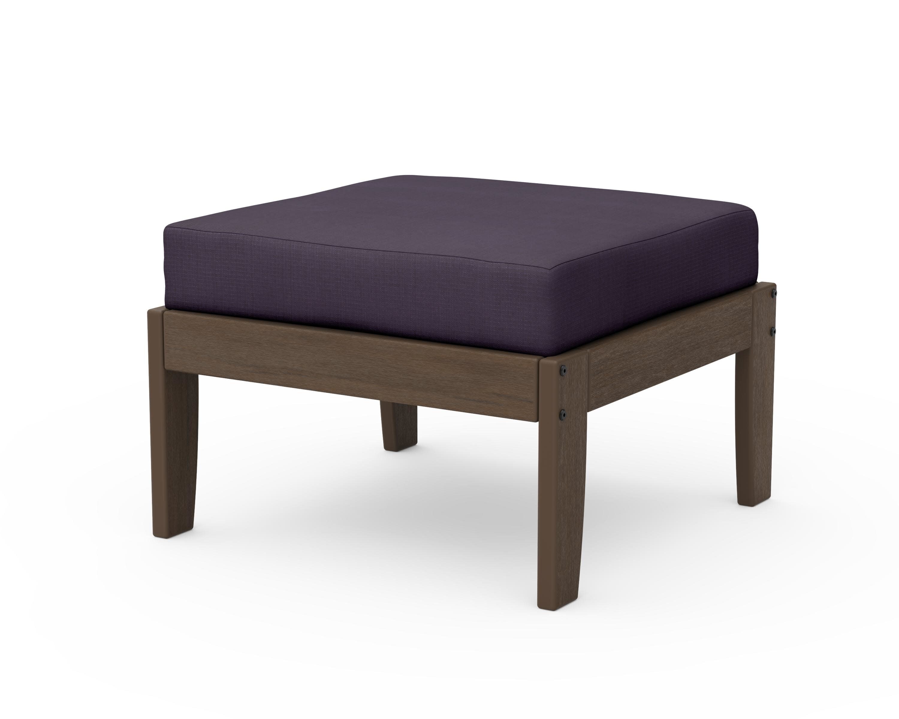 Modular Ottoman - Classic in Kona / Navy Linen