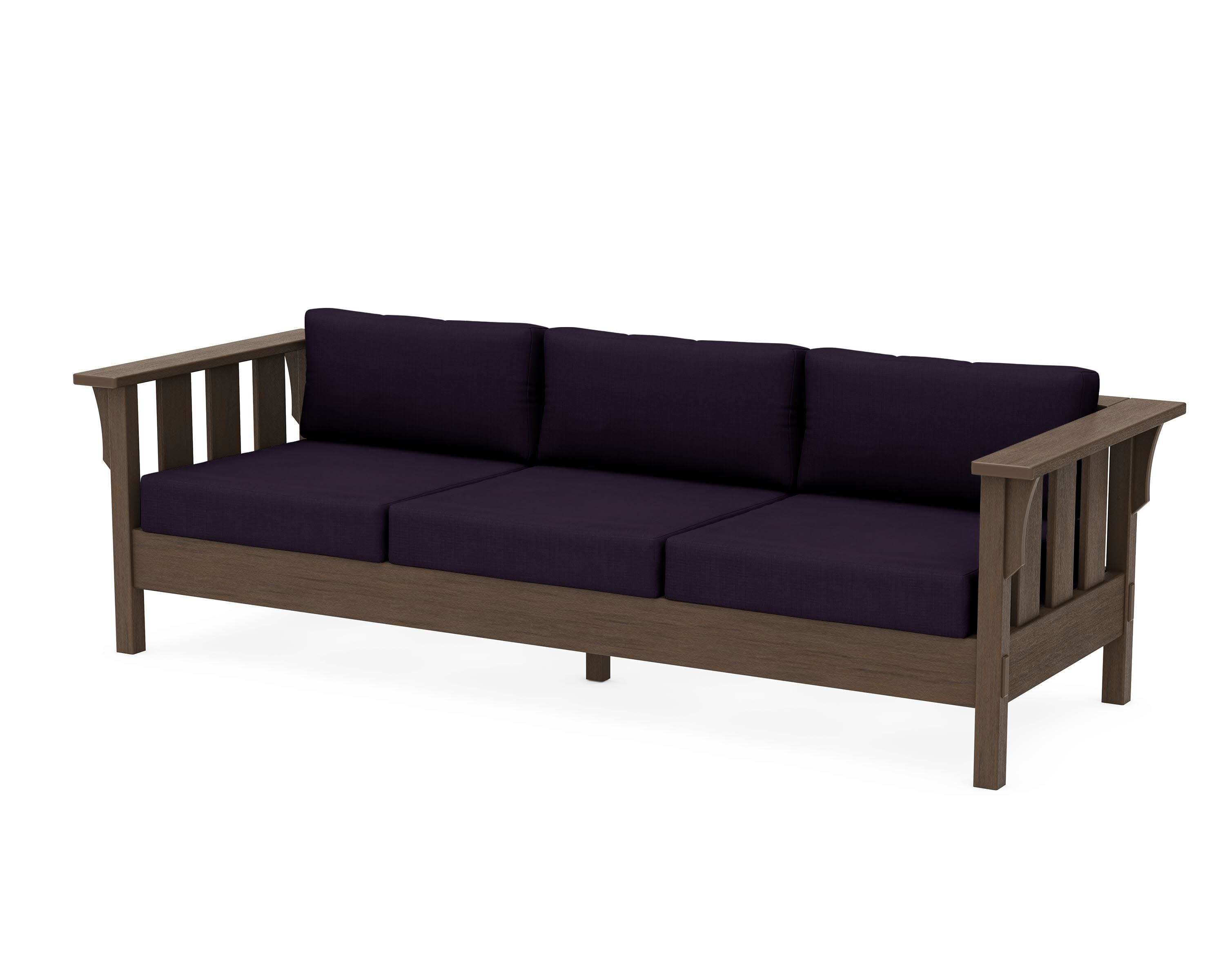 Acadia Deep Seating Sofa in Kona / Navy Linen