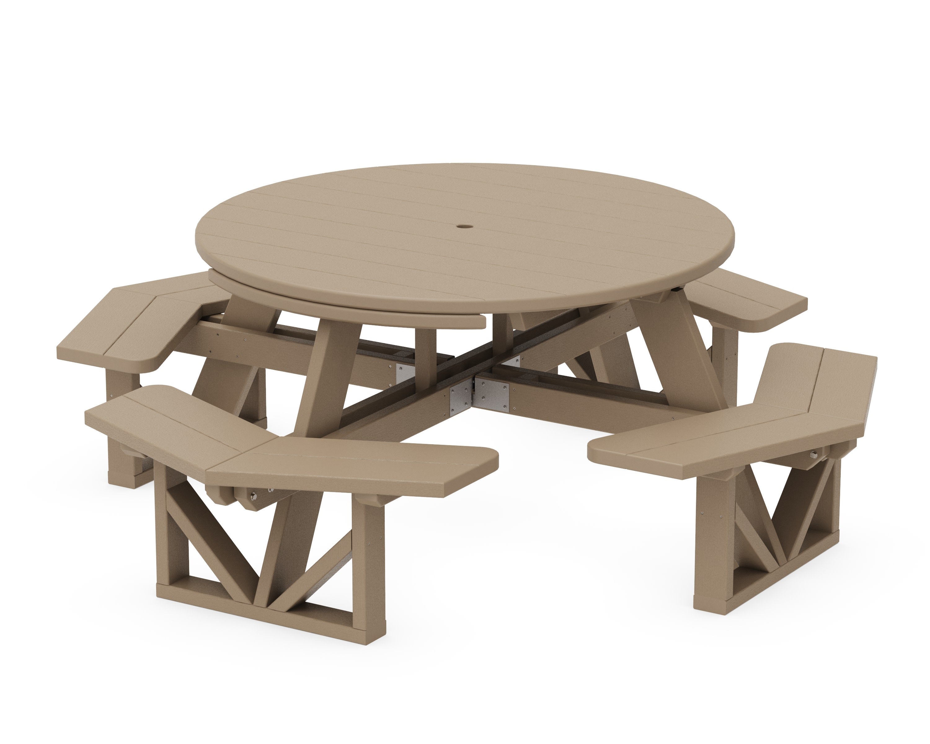 Park 53" Octagon Table in Vintage Sahara