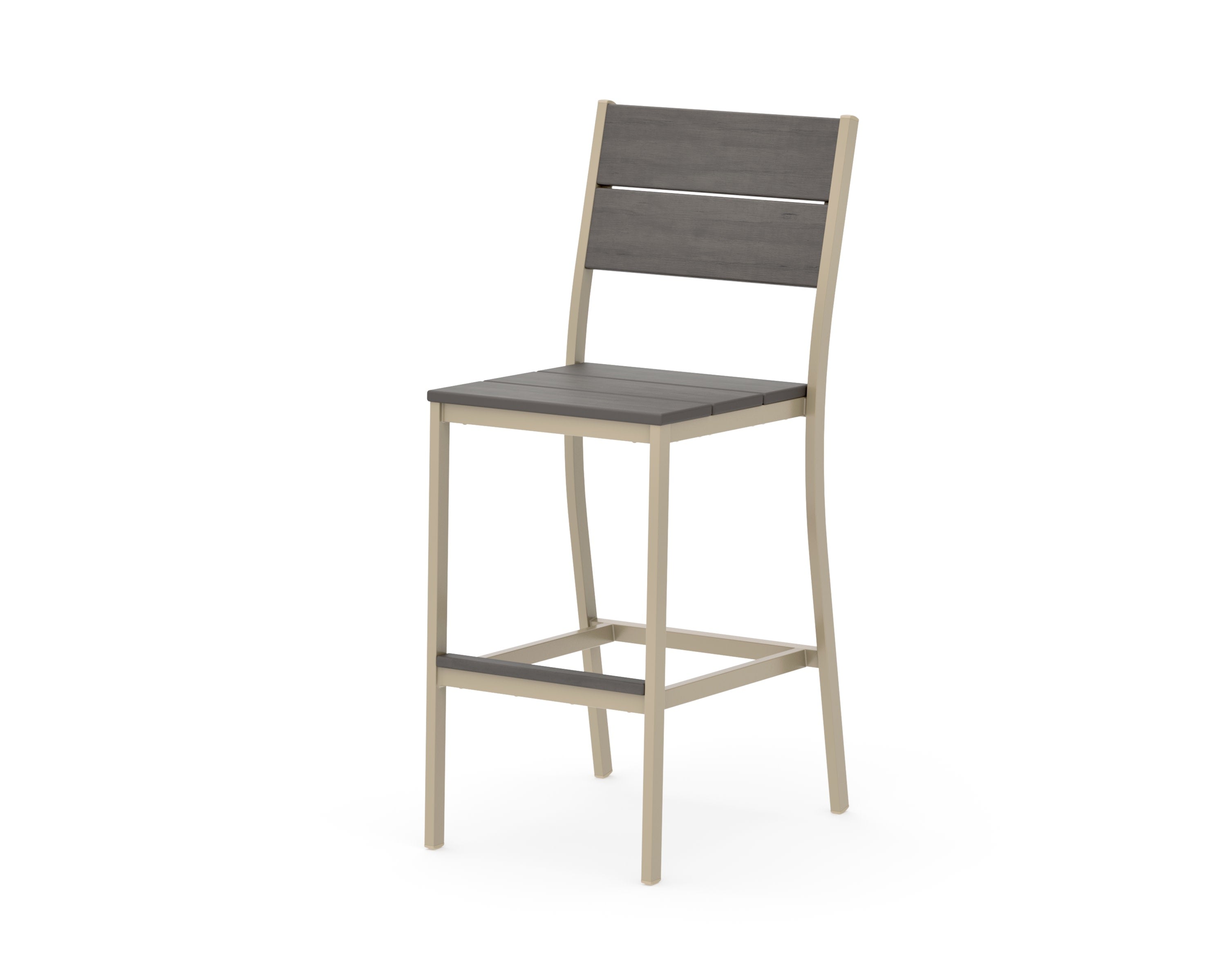 Main Street Bar Side Chair in Sand / Driftwood