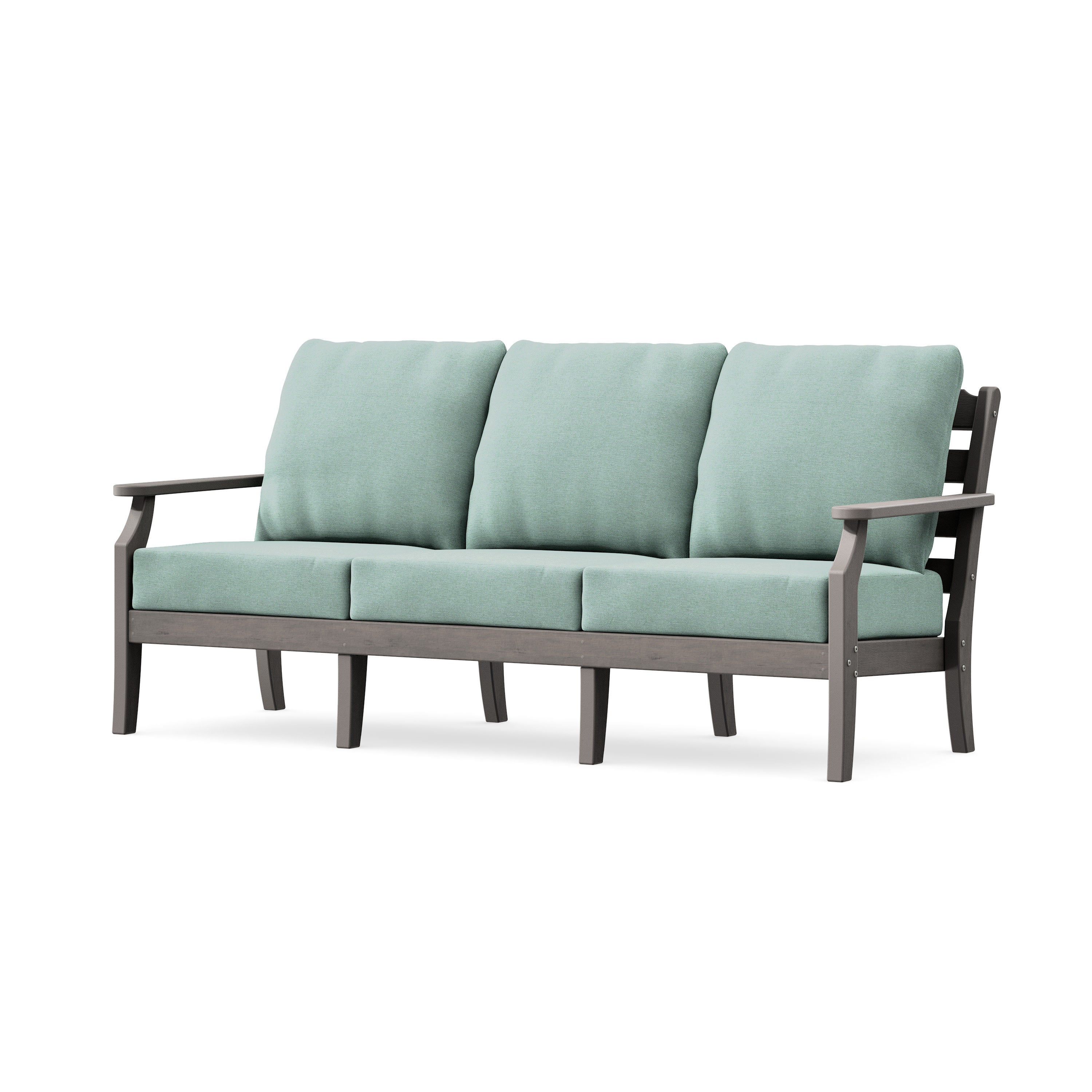 Savannah Deep Seating Sofa in Driftwood / Glacier Spa