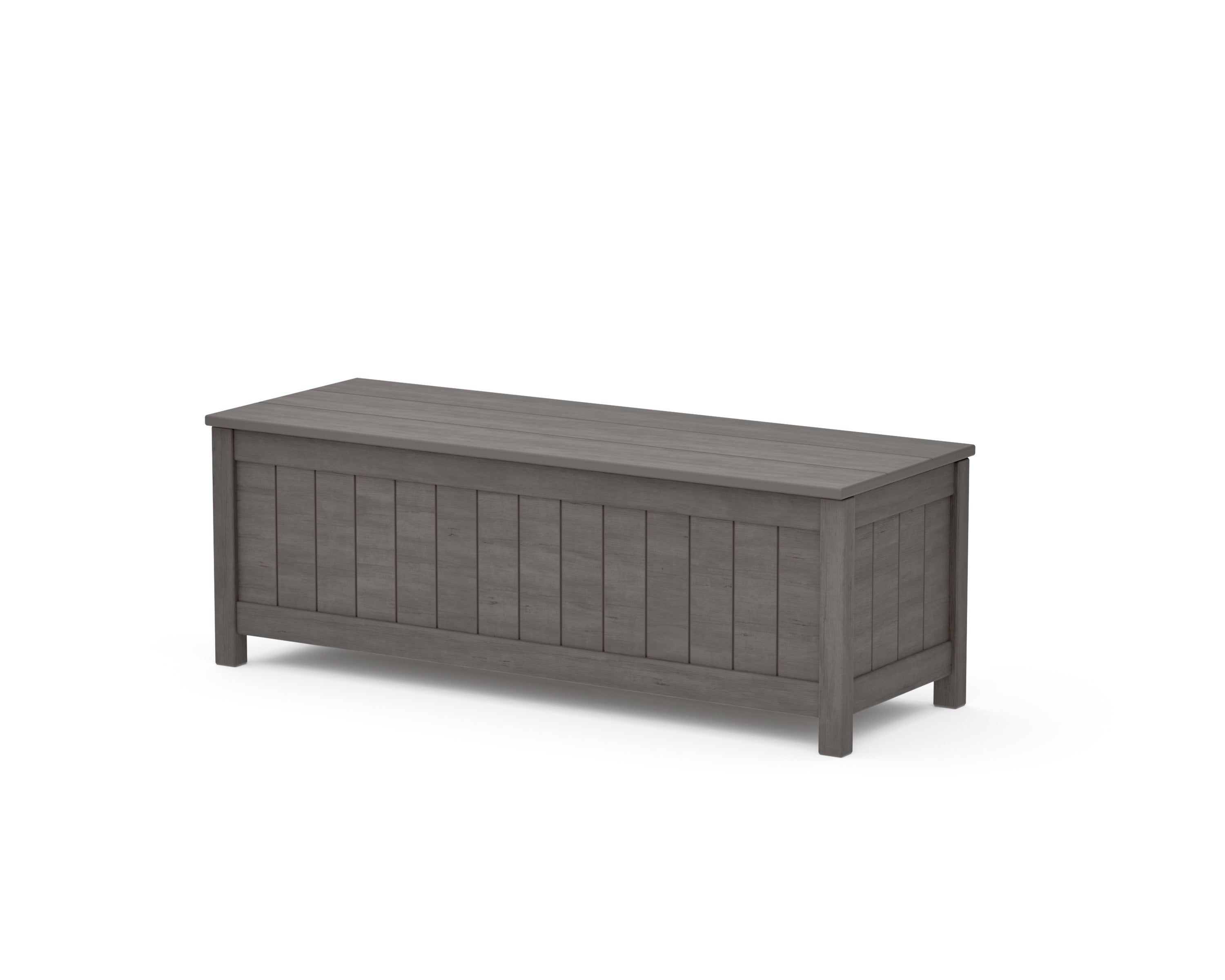 Vineyard 48" Storage Bench in Driftwood