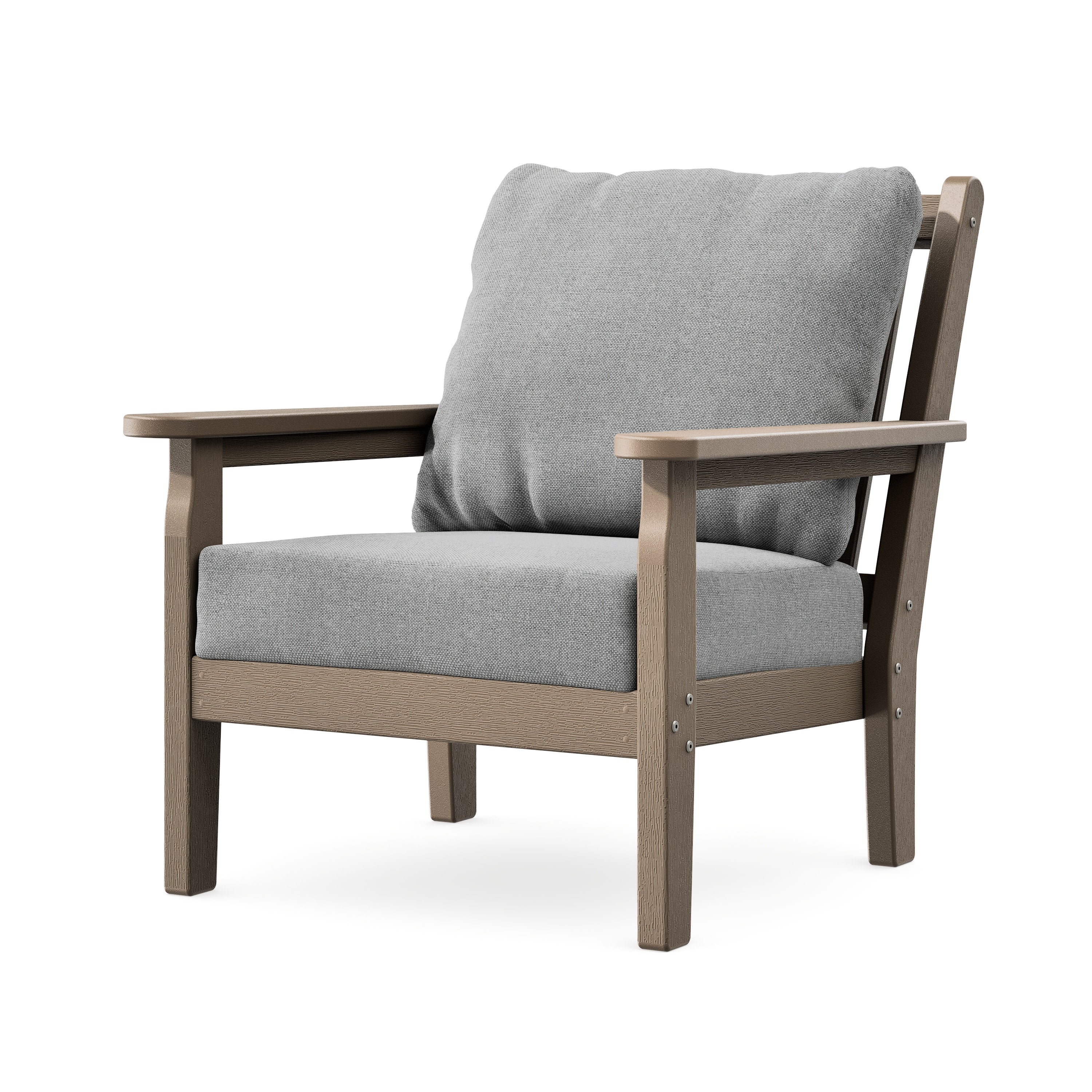 Chippendale Deep Seating Chair in Vintage Sahara / Grey Mist