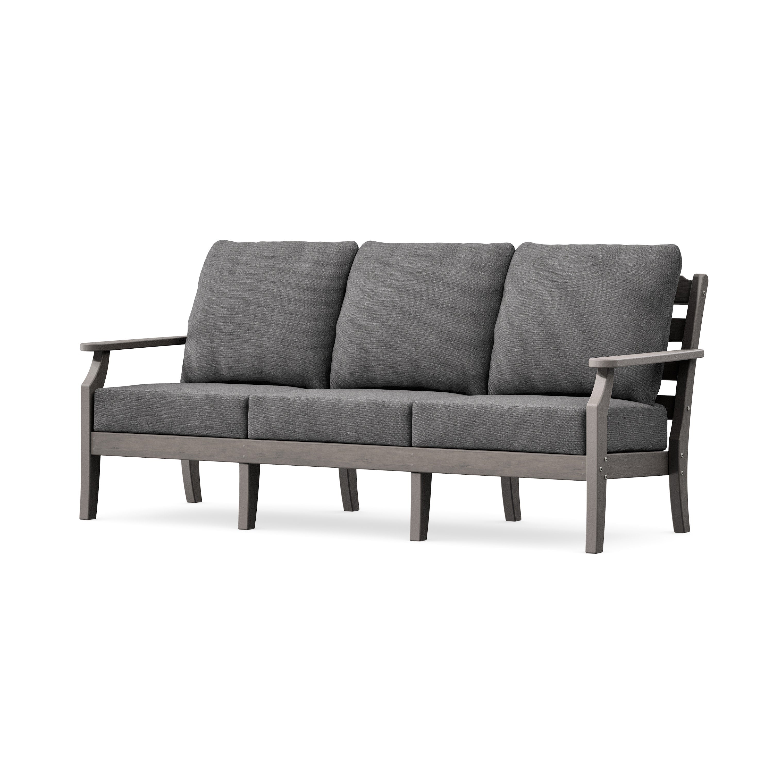 Savannah Deep Seating Sofa in Driftwood / Ash Charcoal
