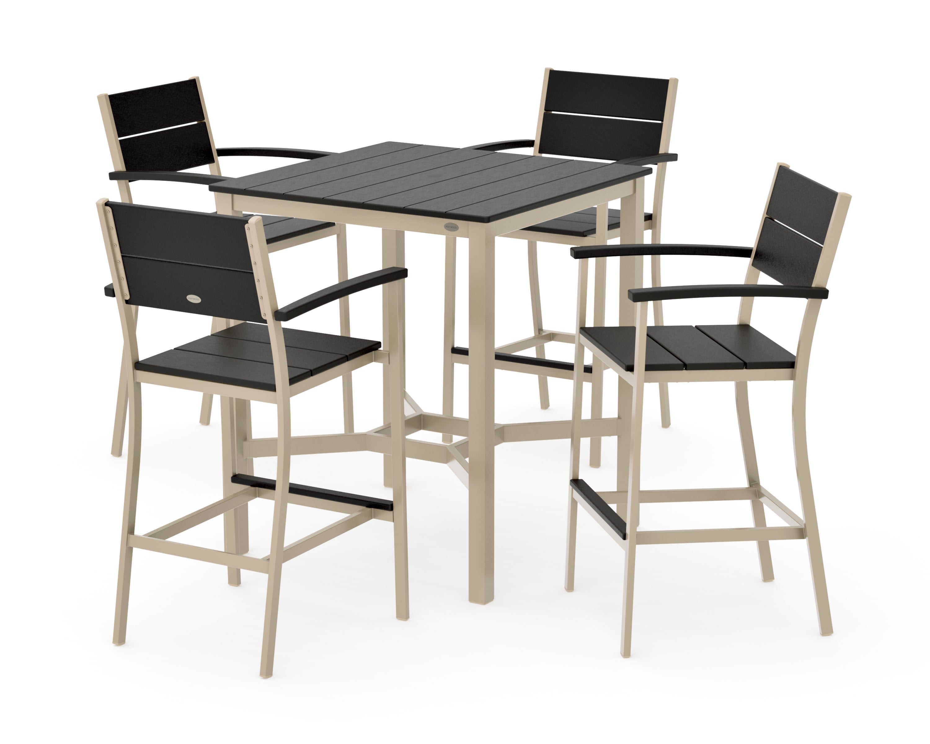 Main Street 5-Piece Bar Set in Sand / Black