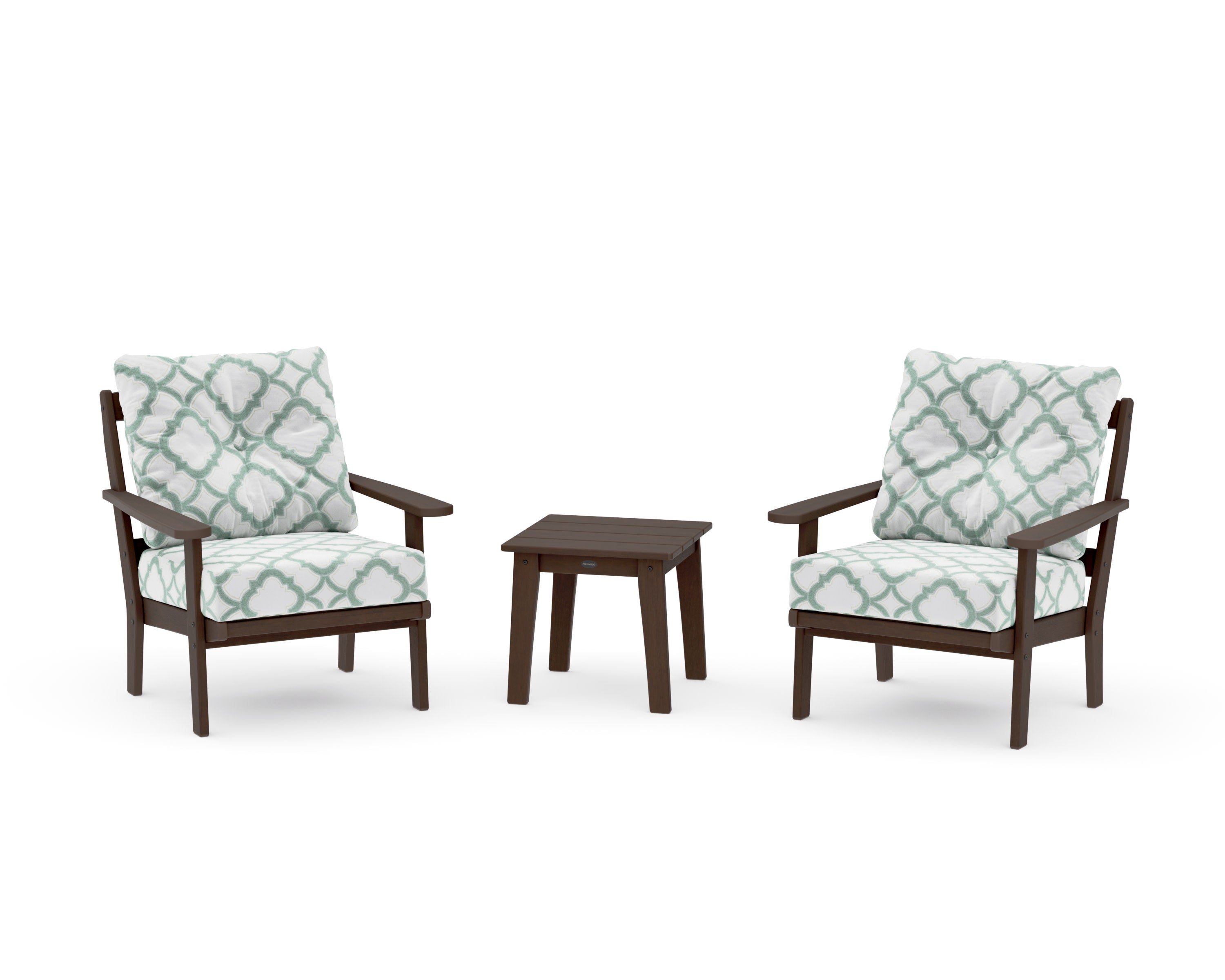 Mission 3-Piece Deep Seating Set in Kona / Trellis Glacier Spa