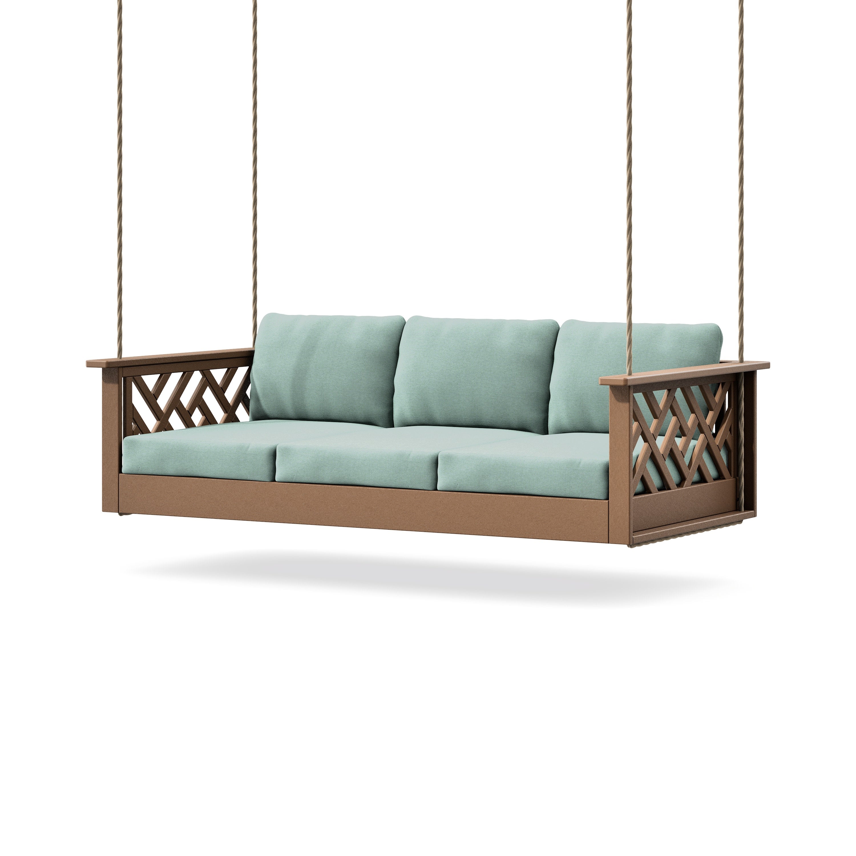 Chippendale Daybed Swing in Teak / Glacier Spa