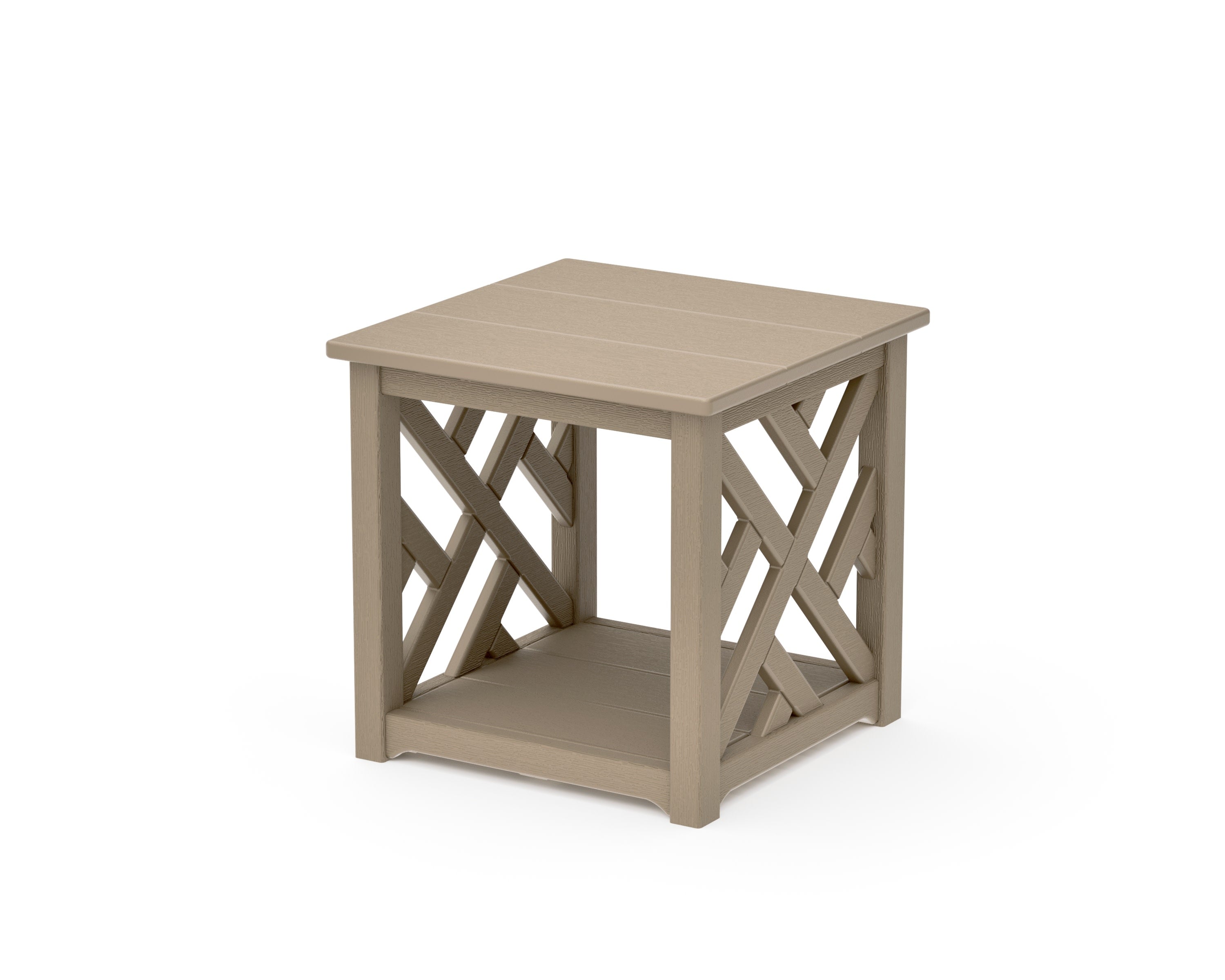 Chippendale Accent Table in Vintage Sahara