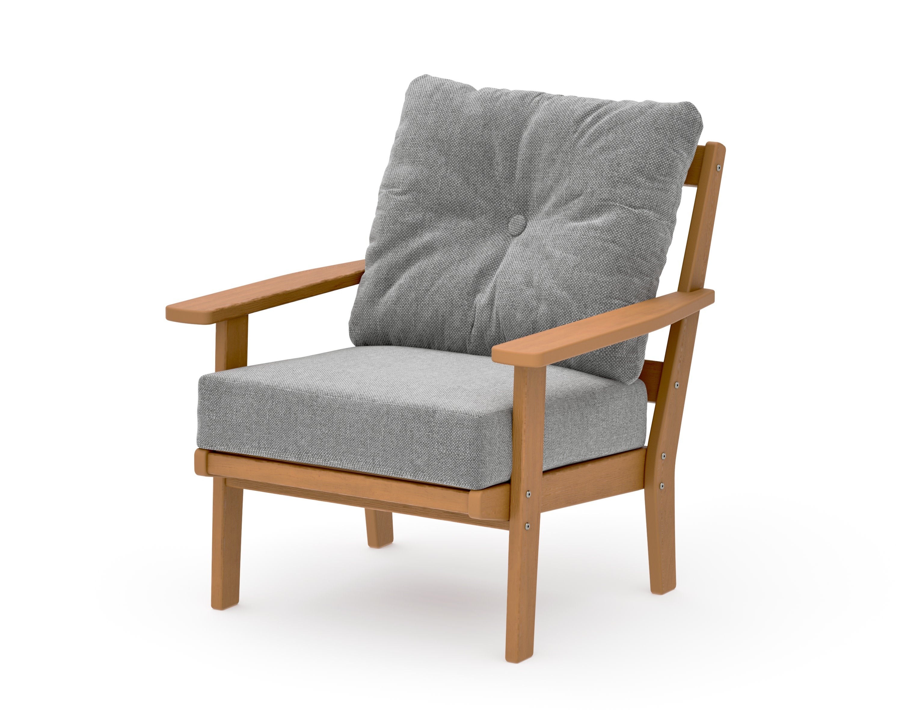 Prairie Deep Seating Chair in Natural / Grey Mist