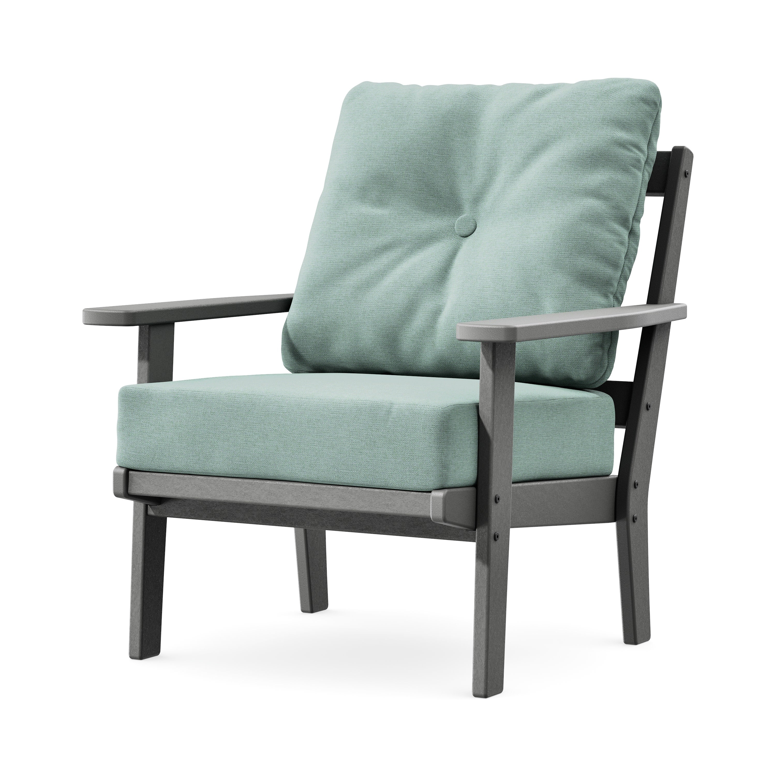 Prairie Deep Seating Chair in Slate Grey / Glacier Spa