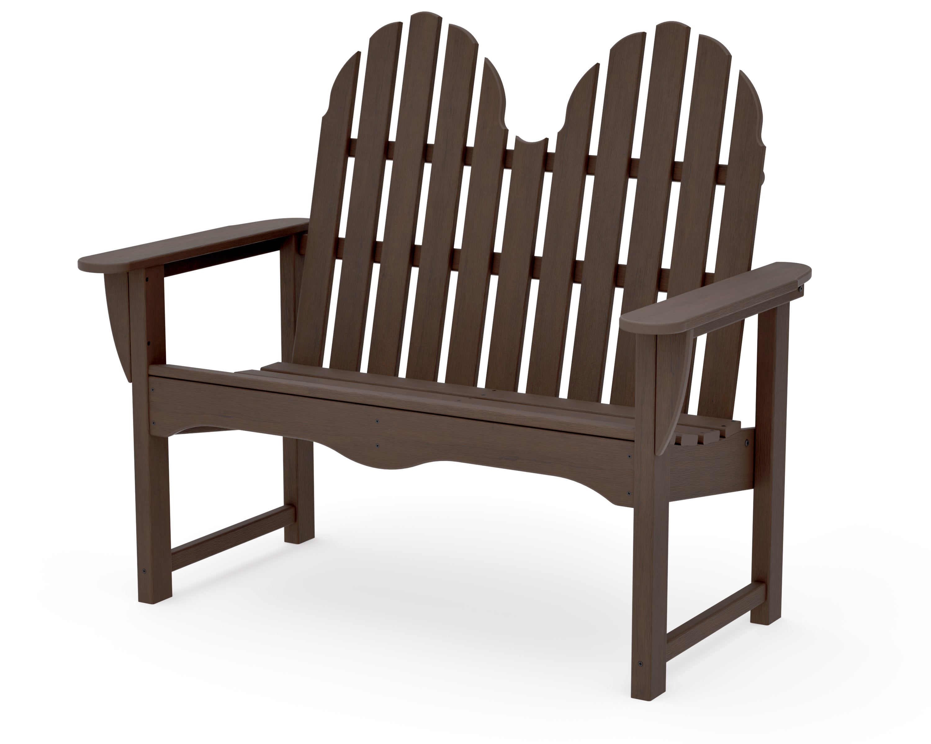 Classic Adirondack 48" Bench in Kona