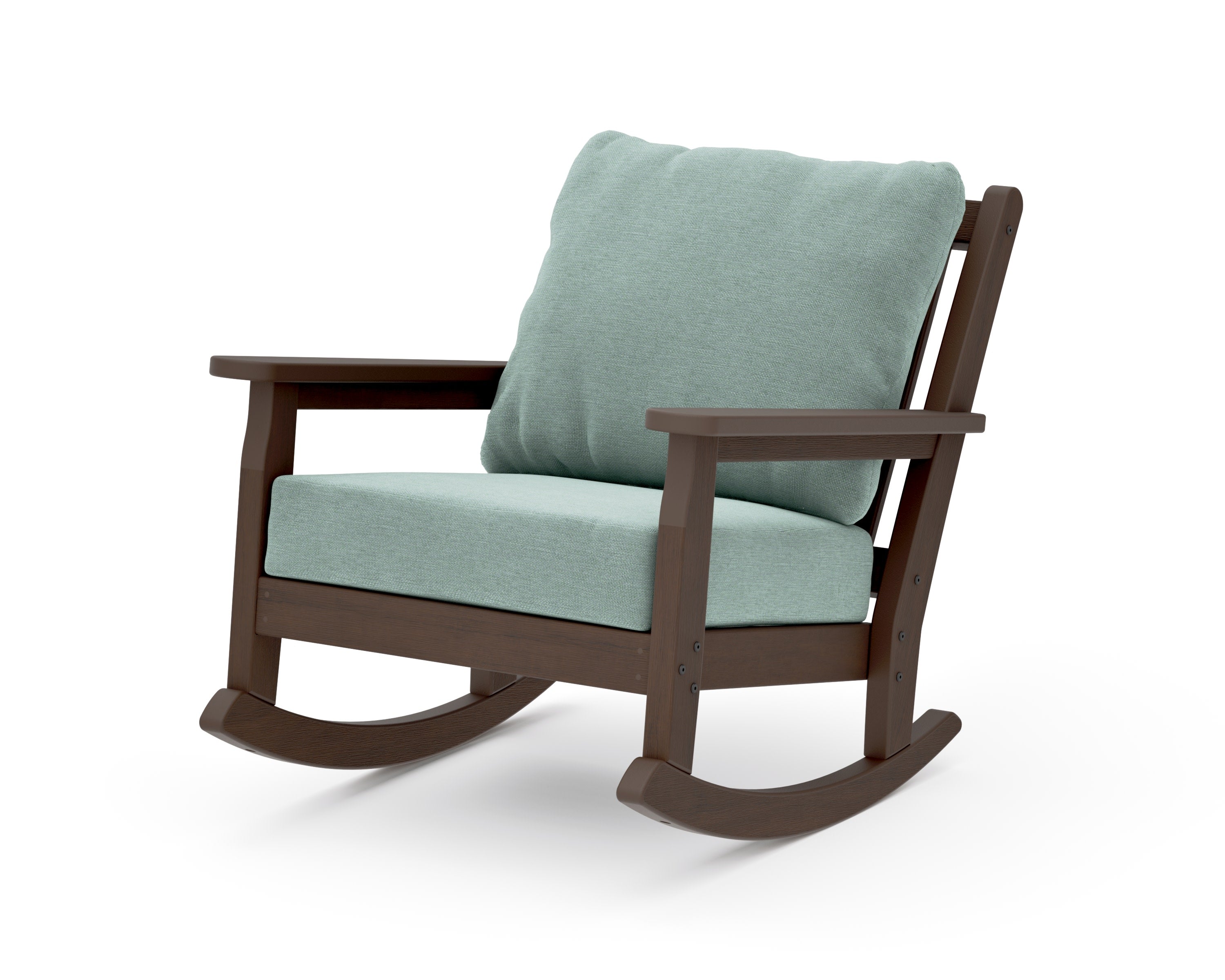 Chippendale Deep Seating Rocking Chair in Kona / Glacier Spa