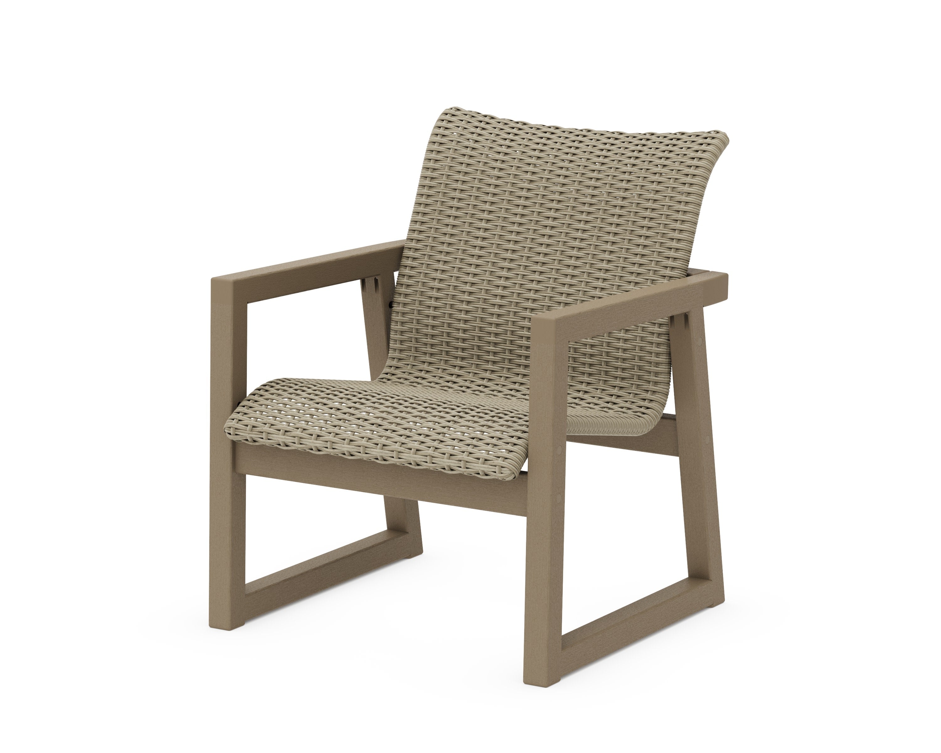 EDGE Woven Lounge Chair in Vintage Sahara / Dune Grass