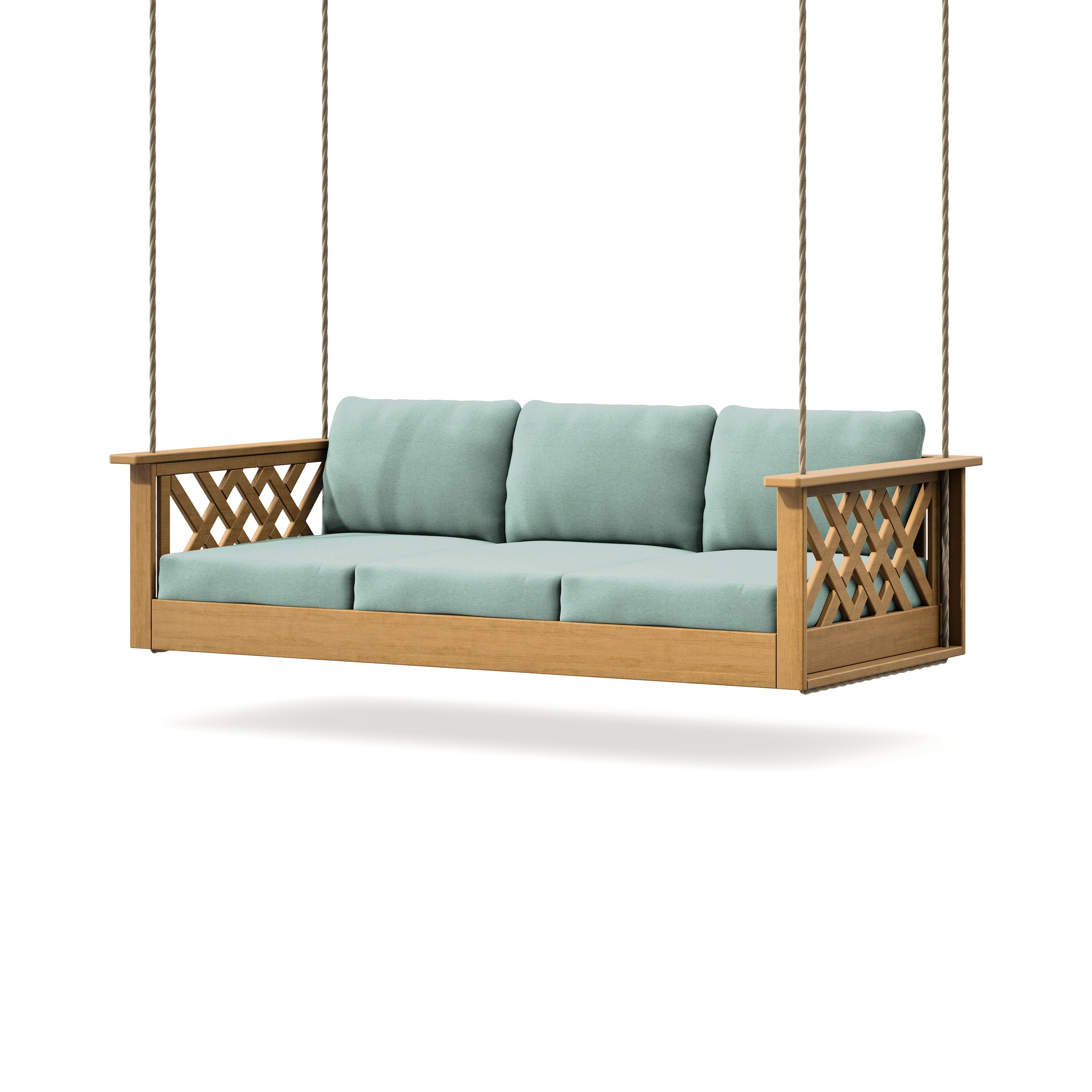 Wovendale Daybed Swing in Natural / Glacier Spa