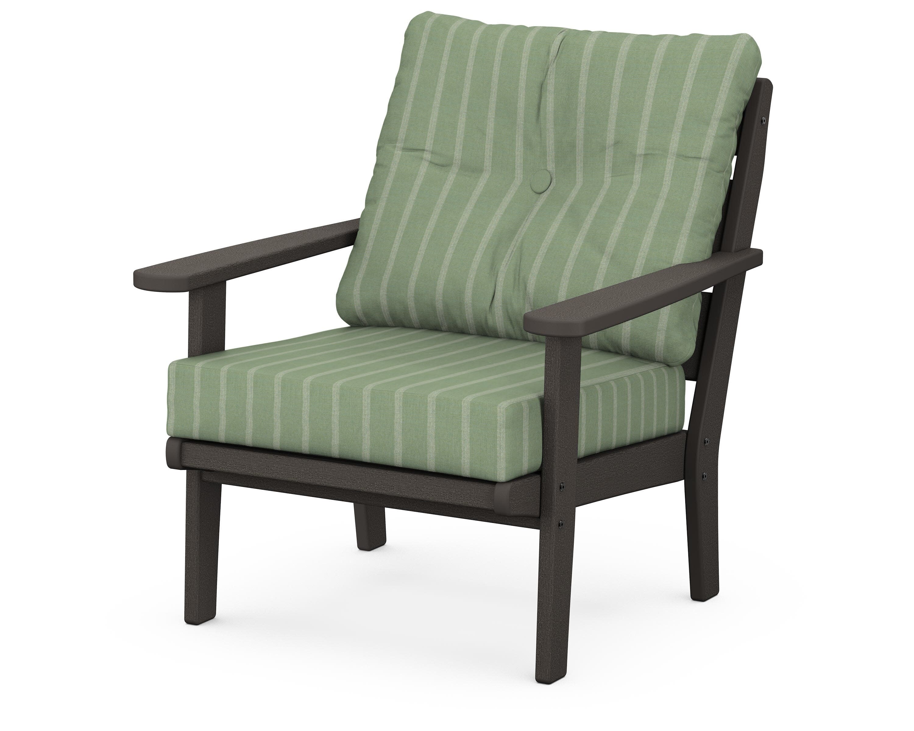 Lakeside Deep Seating Chair in Vintage Coffee / Unwind Rainwashed