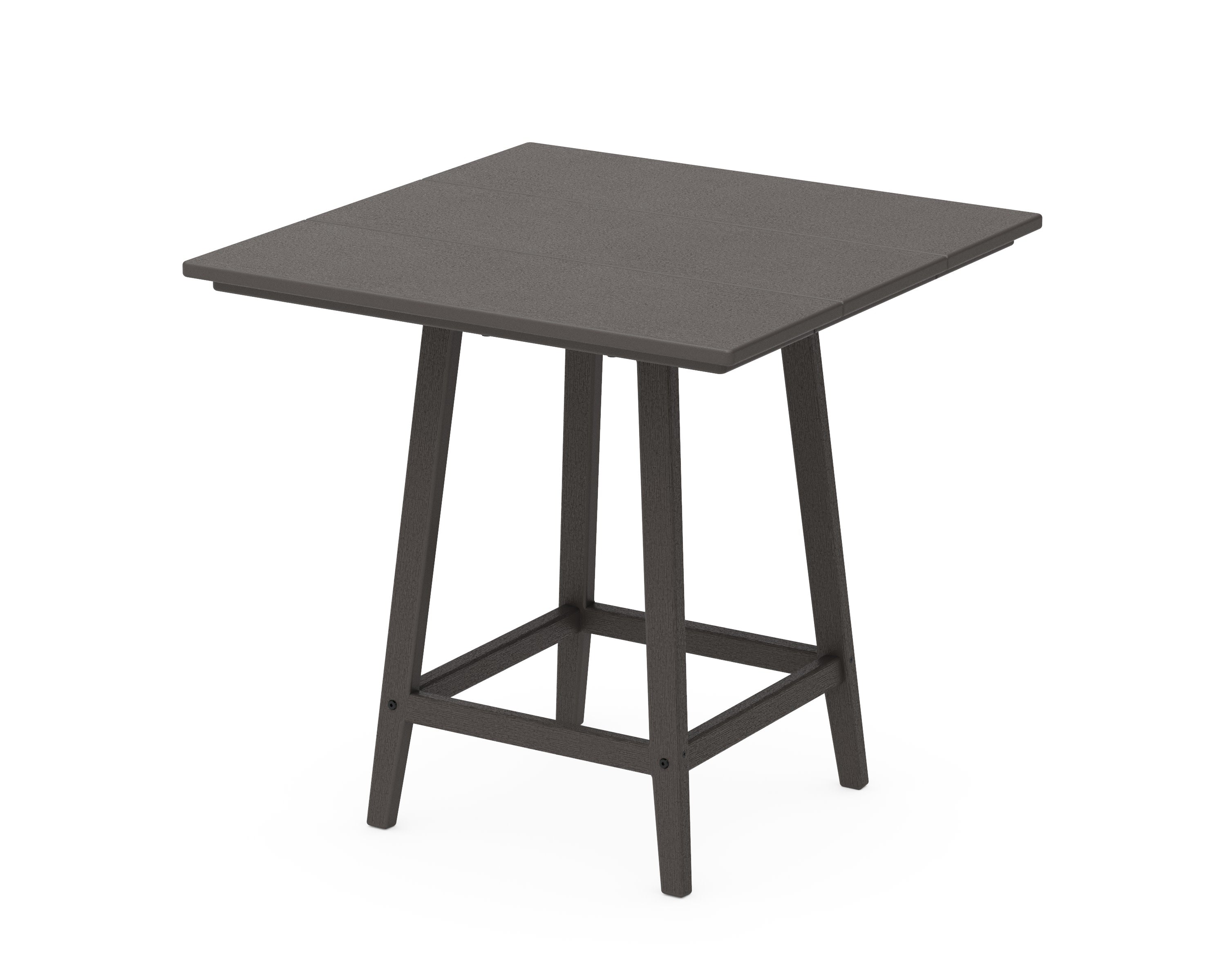 Studio 30" Square Bistro Table in Vintage Coffee