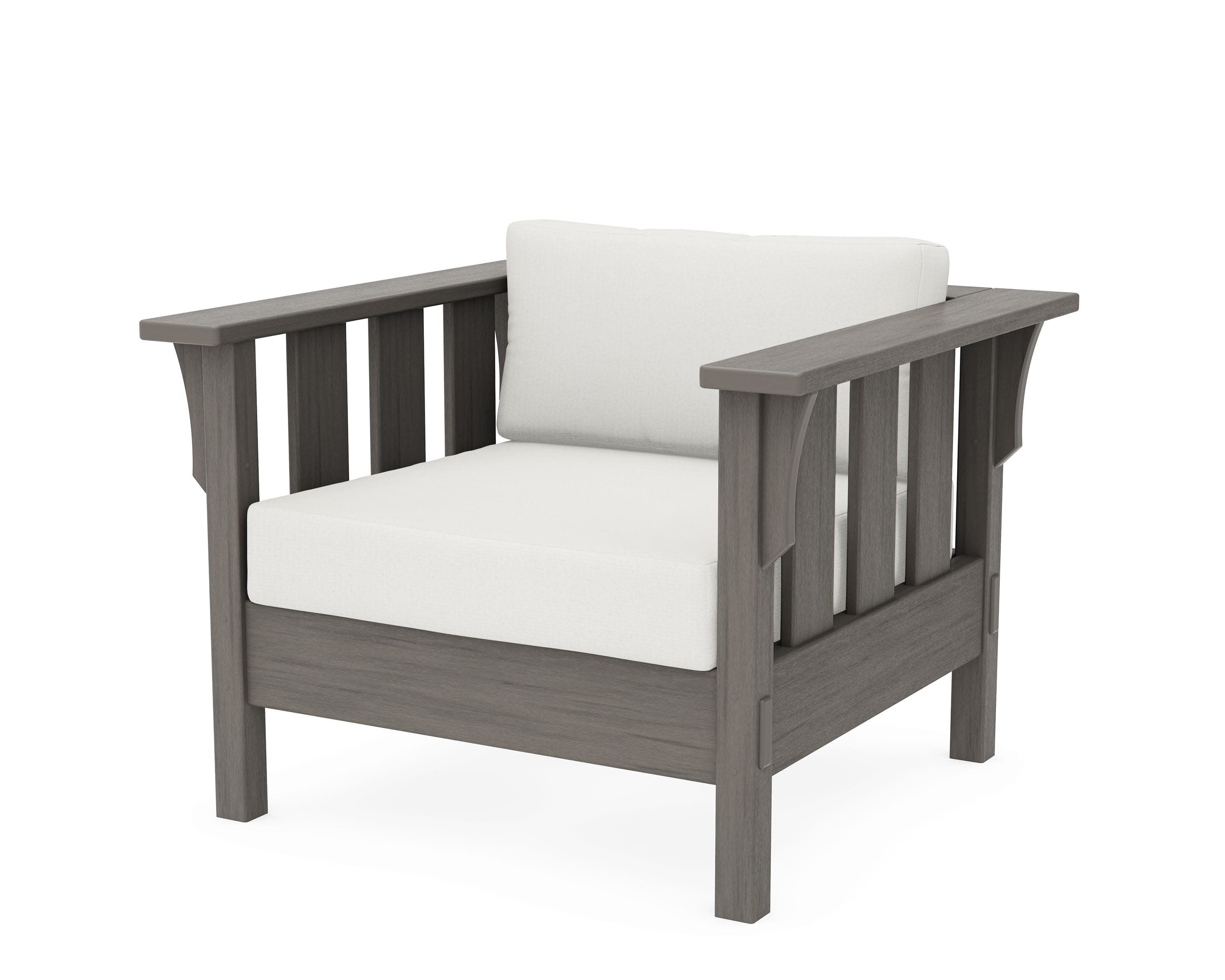 Acadia Deep Seating Chair in Driftwood / Natural Linen