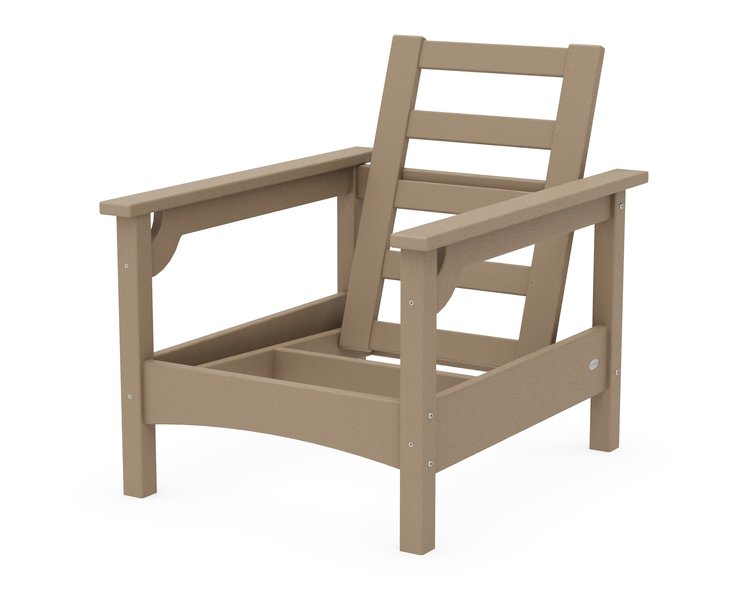 Club Chair Frame in Vintage Sahara