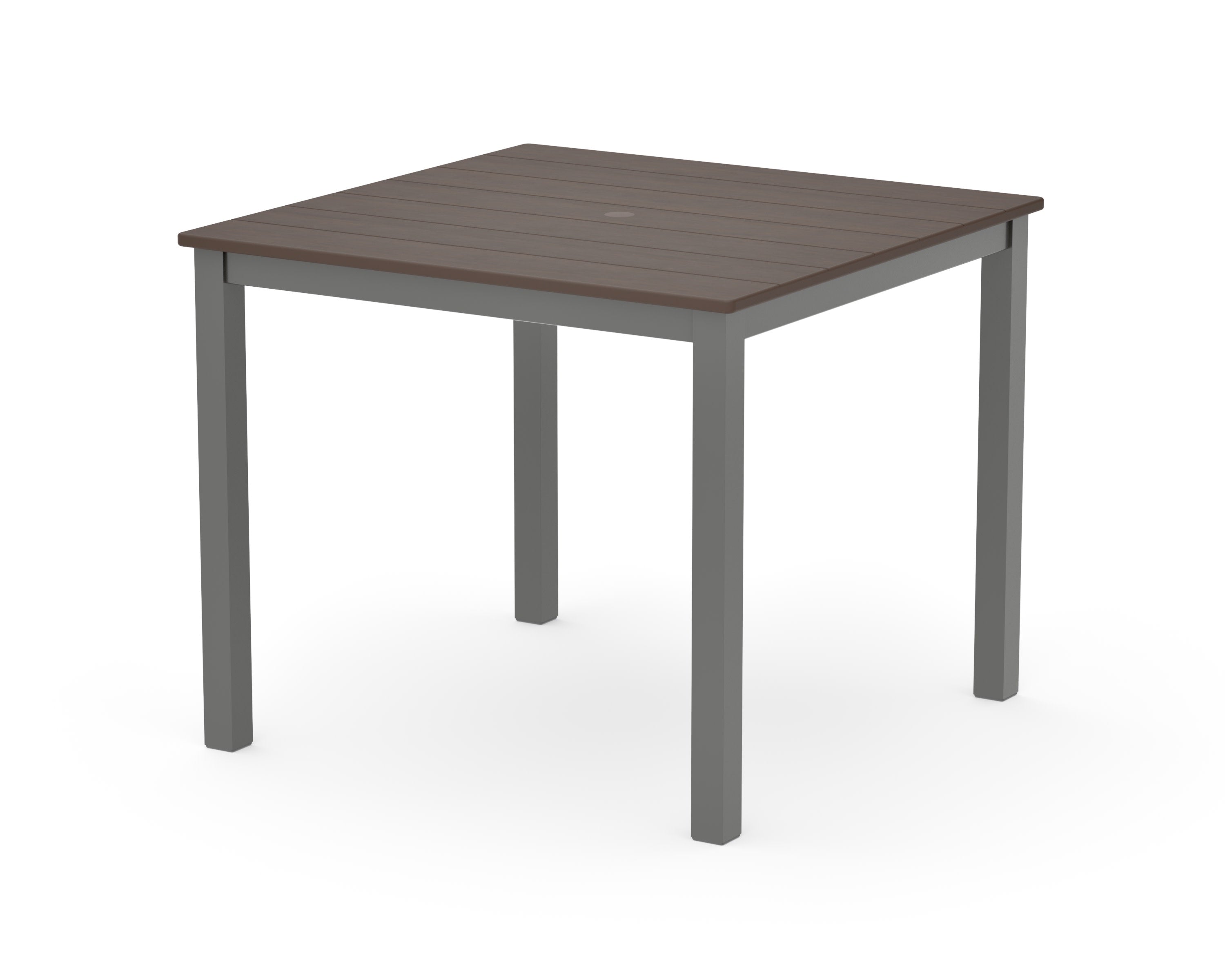 Main Street 36" x 36" Dining Table in Charcoal / Kona