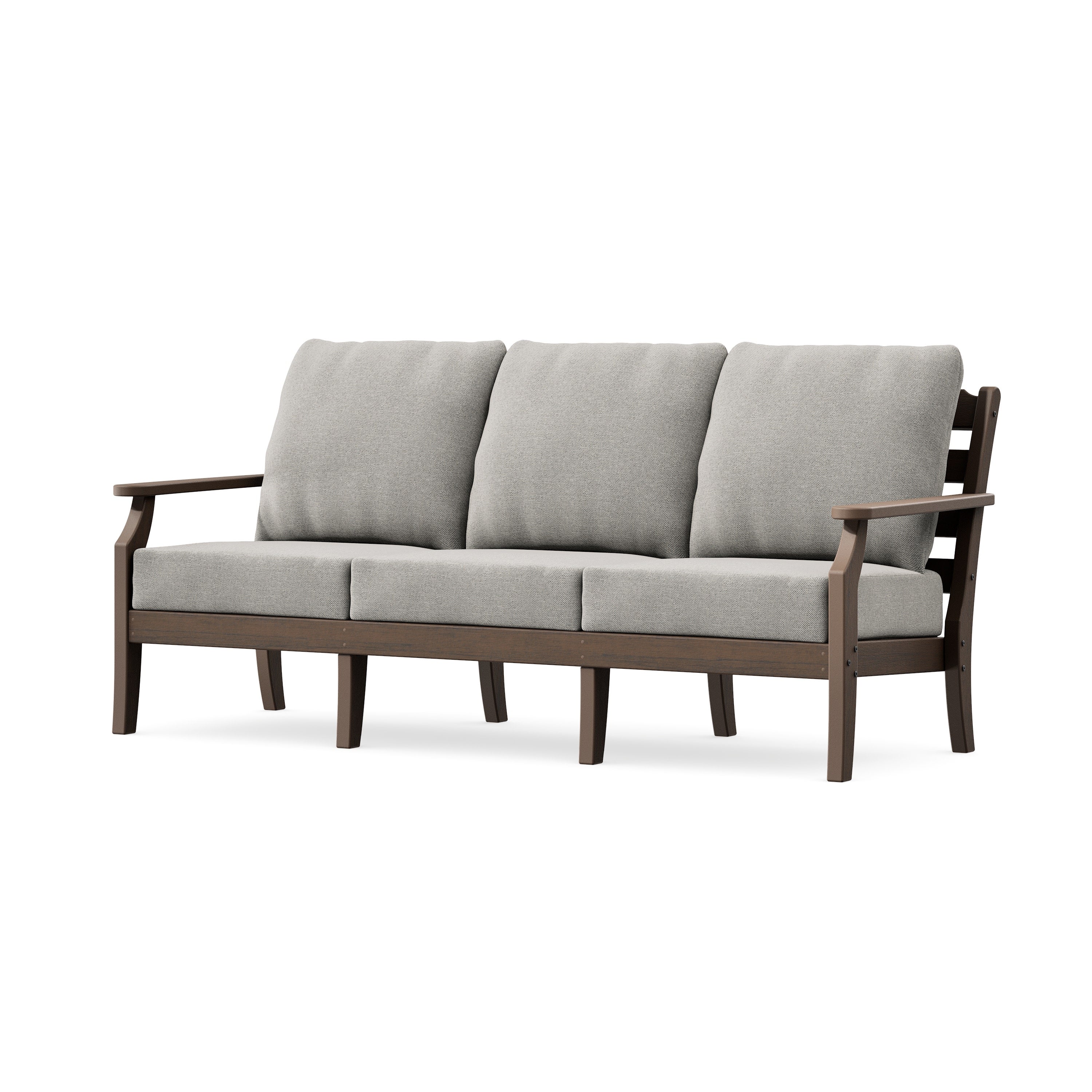 Savannah Deep Seating Sofa in Kona / Weathered Tweed