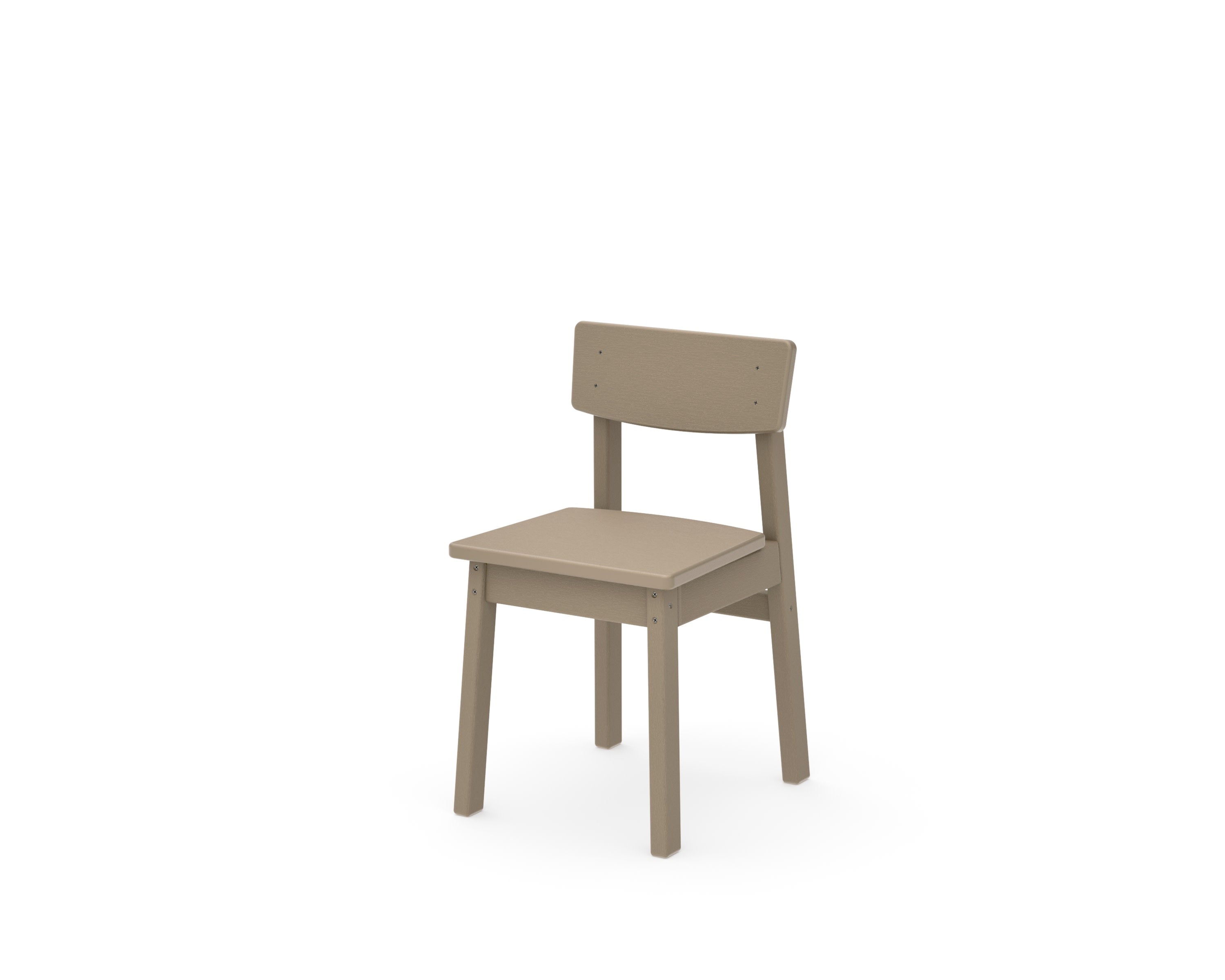 Kids Modern Studio Dining Chair in Vintage Sahara