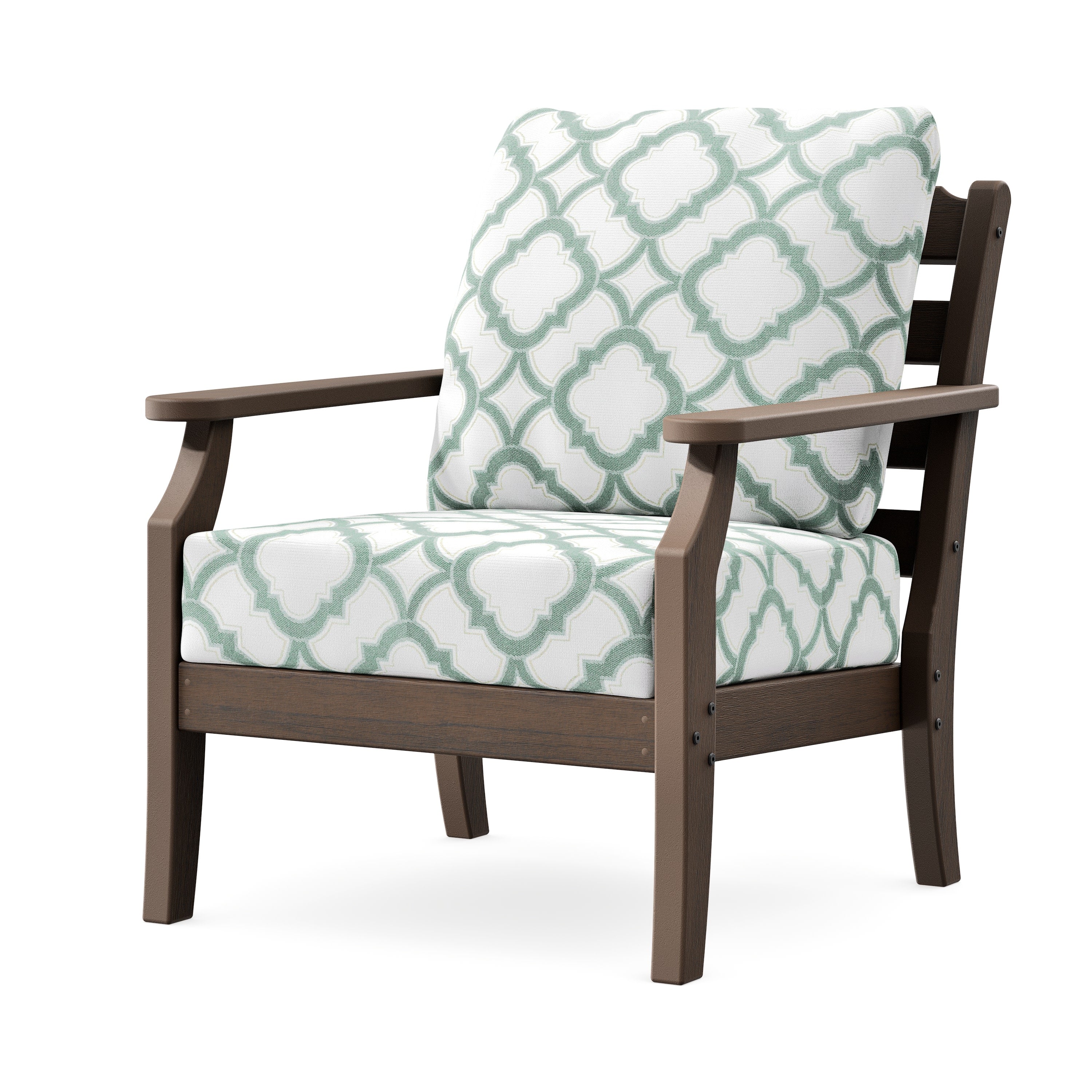 Savannah Deep Seating Chair in Kona / Trellis Glacier Spa