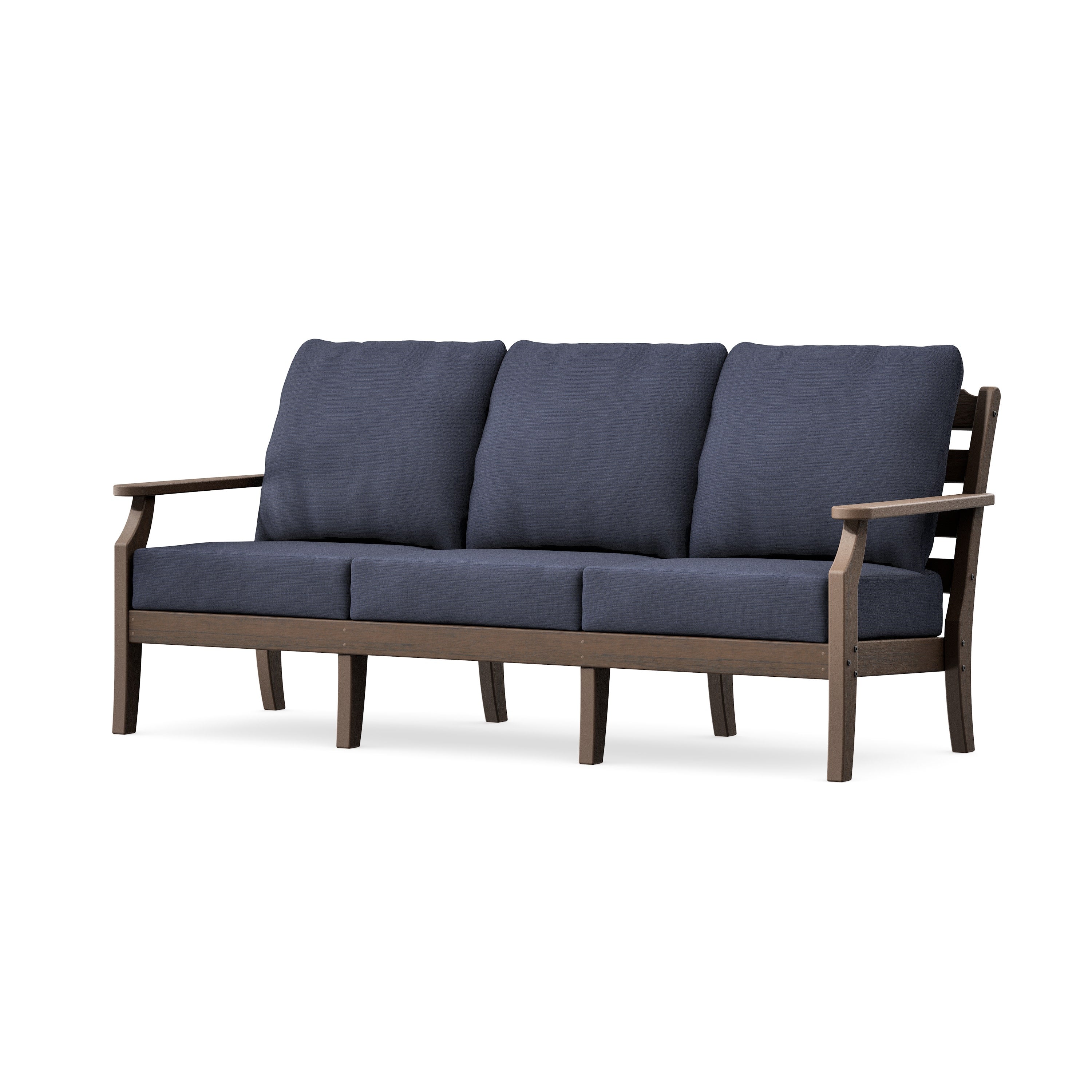 Savannah Deep Seating Sofa in Kona / Navy Linen