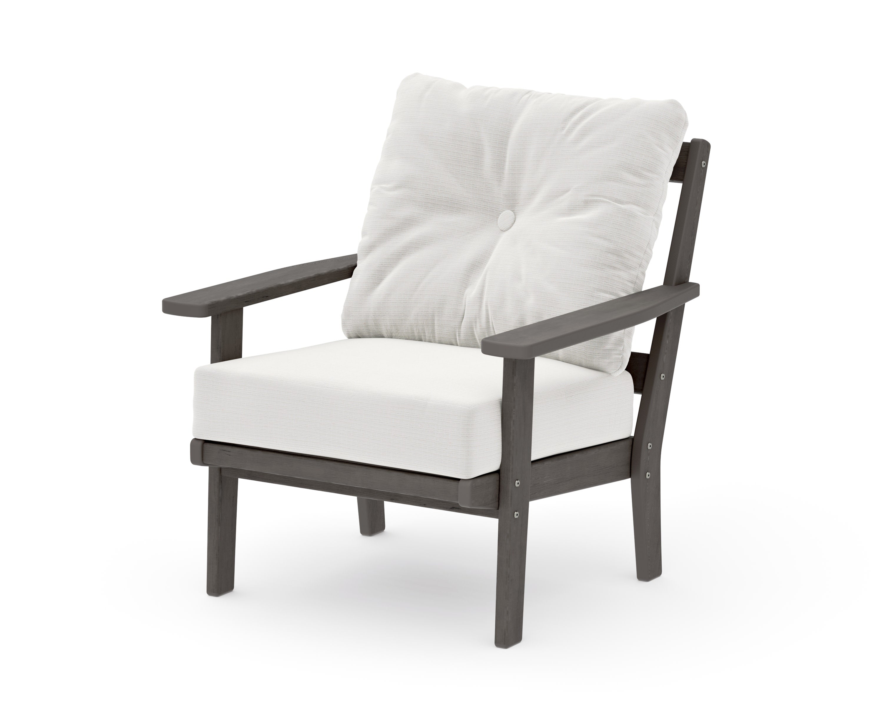 Prairie Deep Seating Chair in Driftwood / Natural Linen