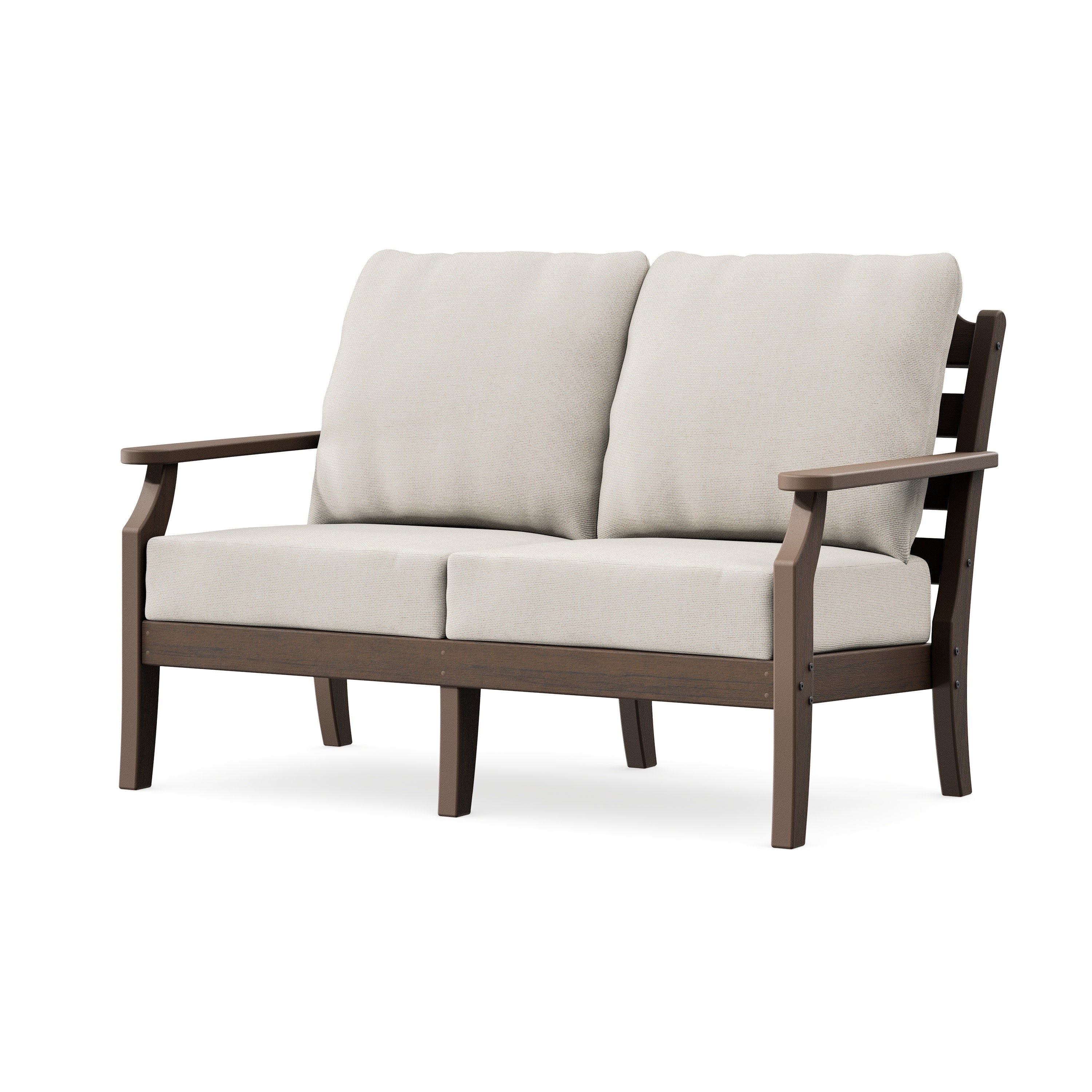 Savannah Deep Seating Loveseat in Kona / Dune Burlap