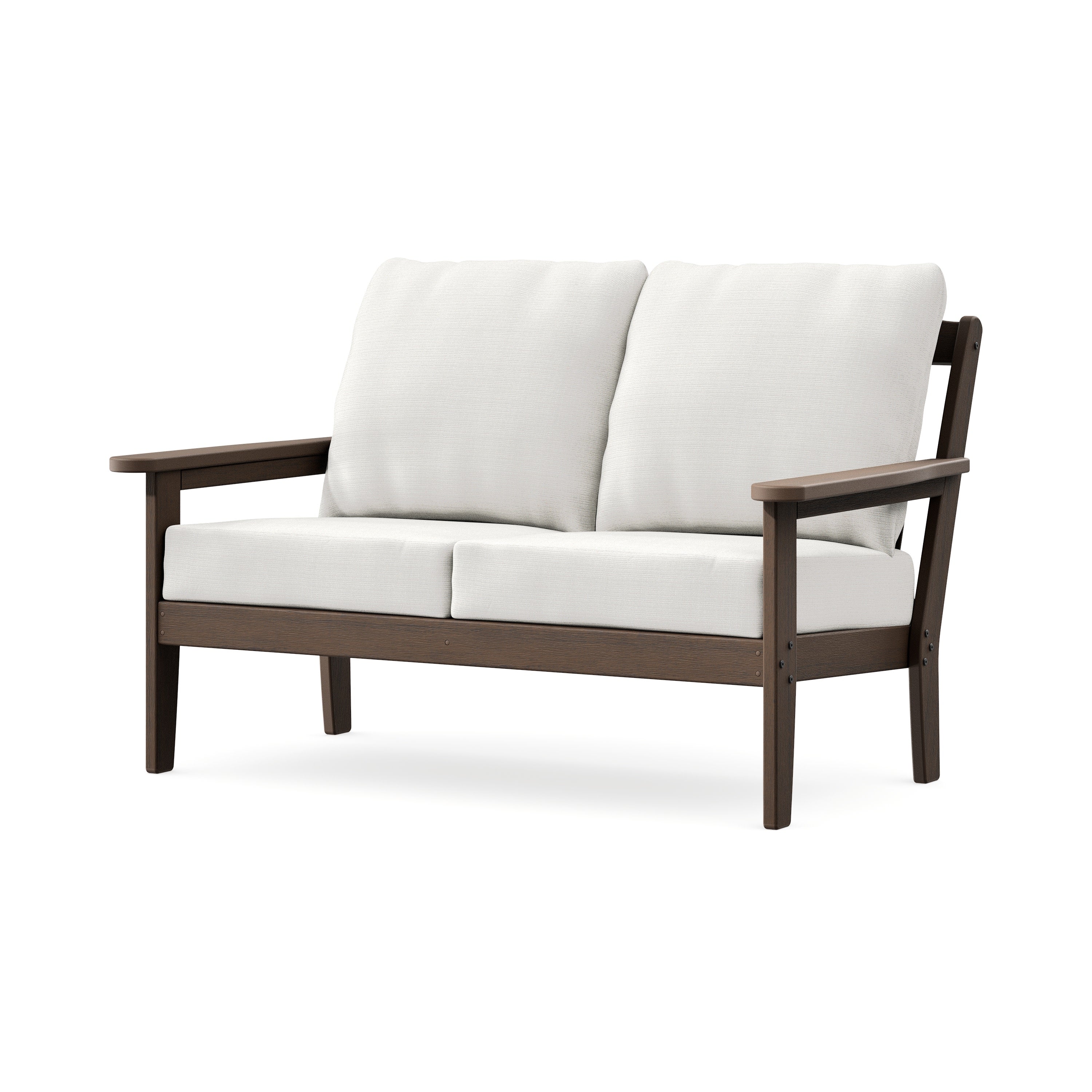Cottage Deep Seating Loveseat in Kona / Natural Linen
