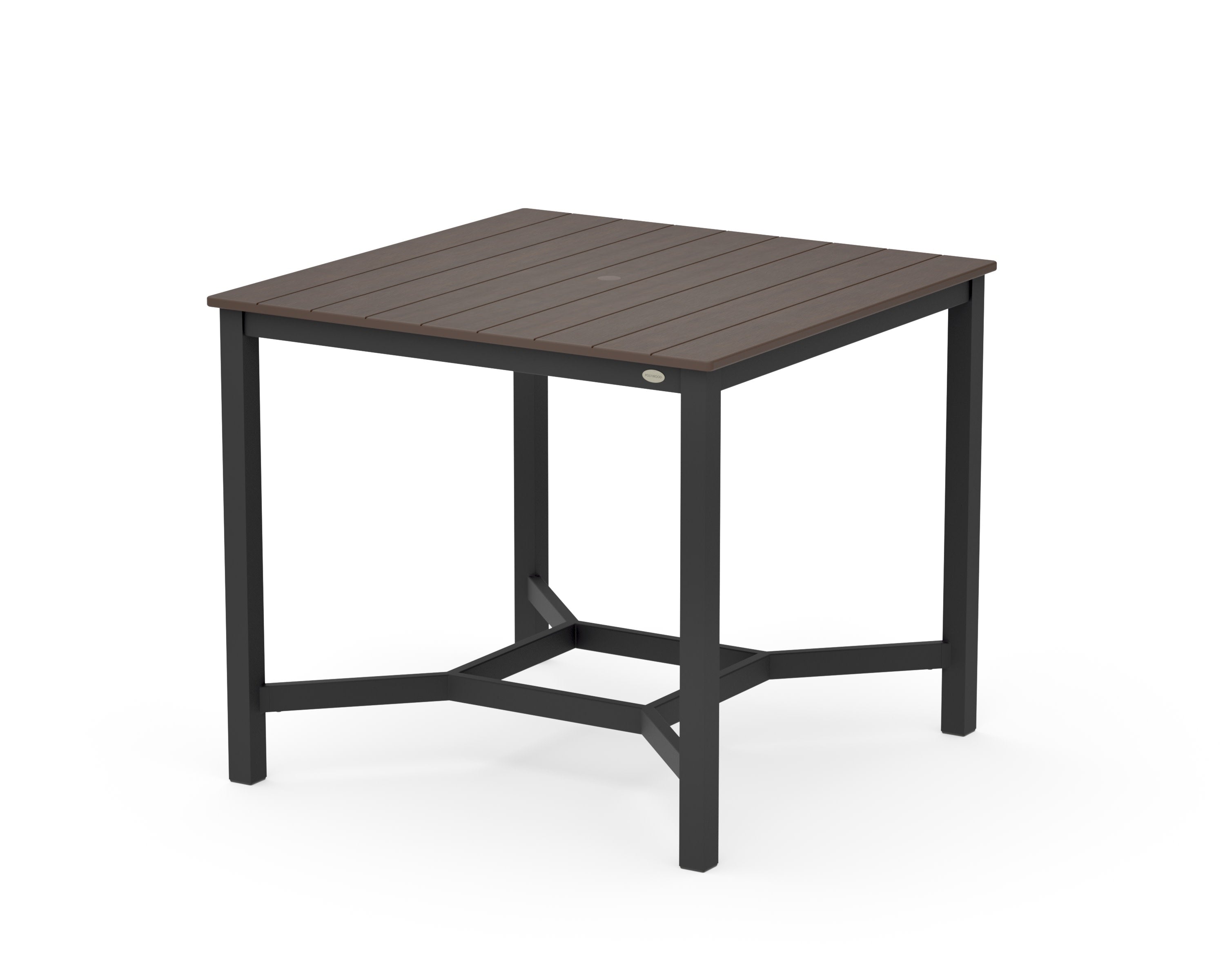 Main Street 42 x 42 Counter Table in Black / Kona