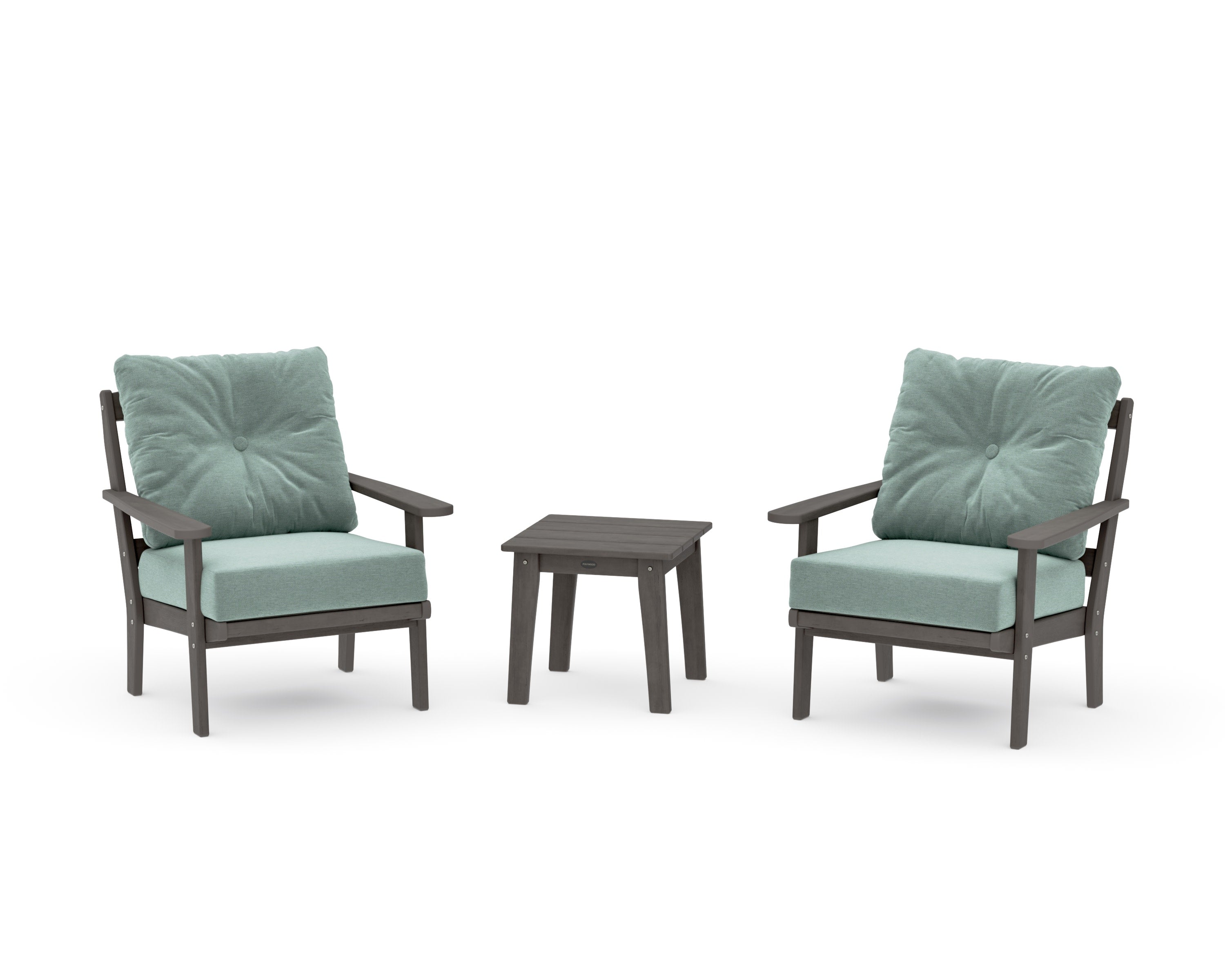 Mission 3-Piece Deep Seating Set in Driftwood / Glacier Spa