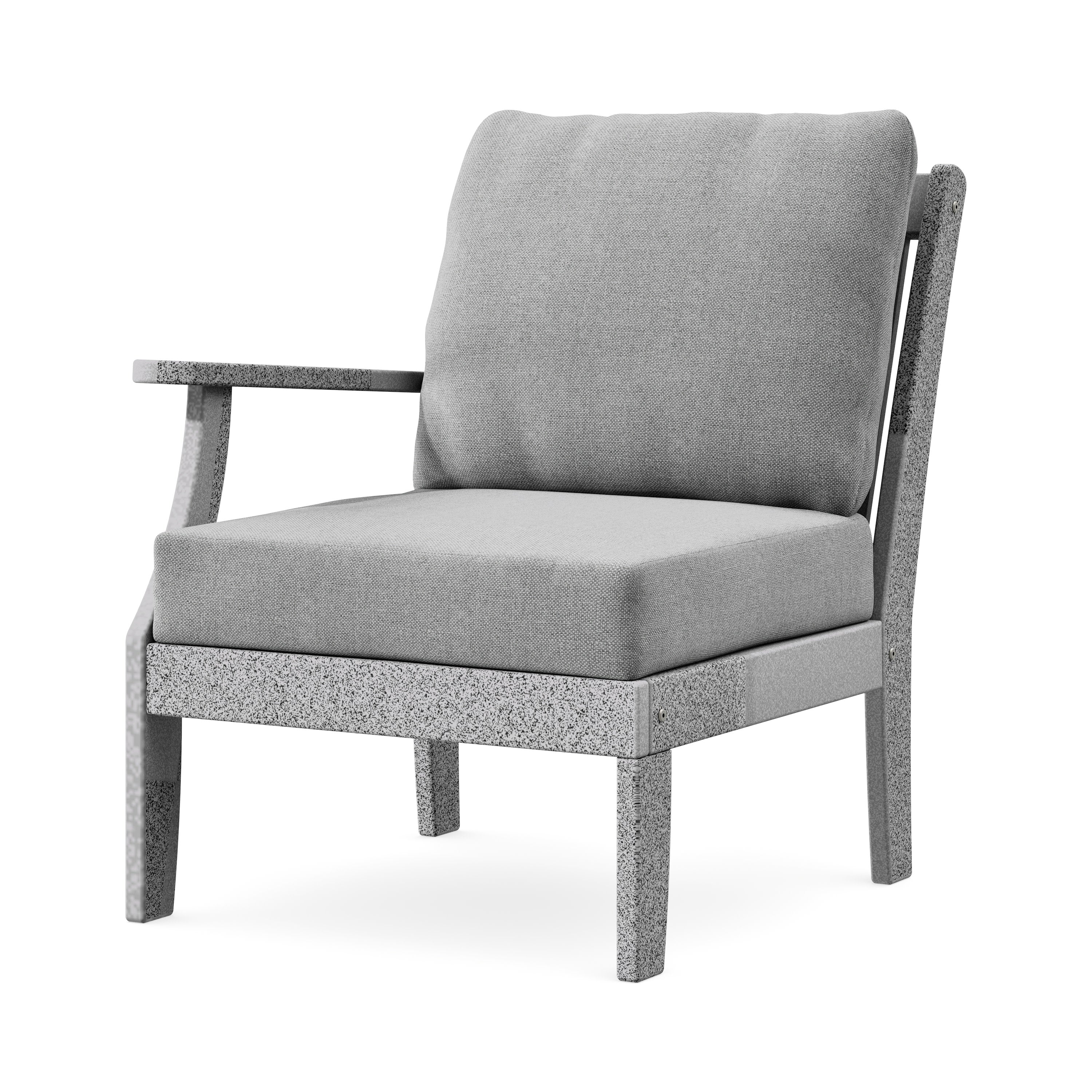 Braxton Modular Left Arm Chair in Vintage Sahara / Grey Mist