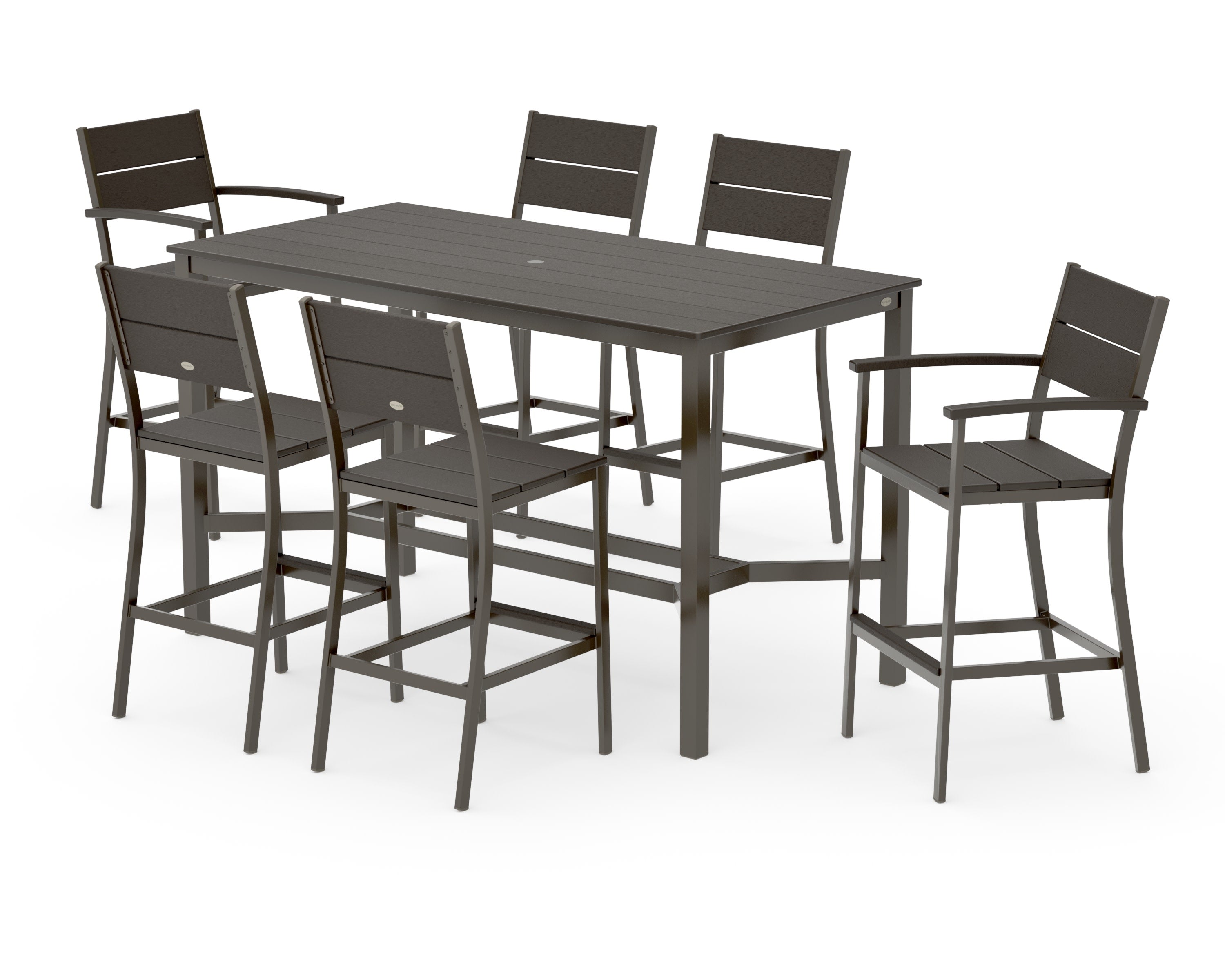 Main Street 7-Piece Bar Set in Bronze / Vintage Coffee