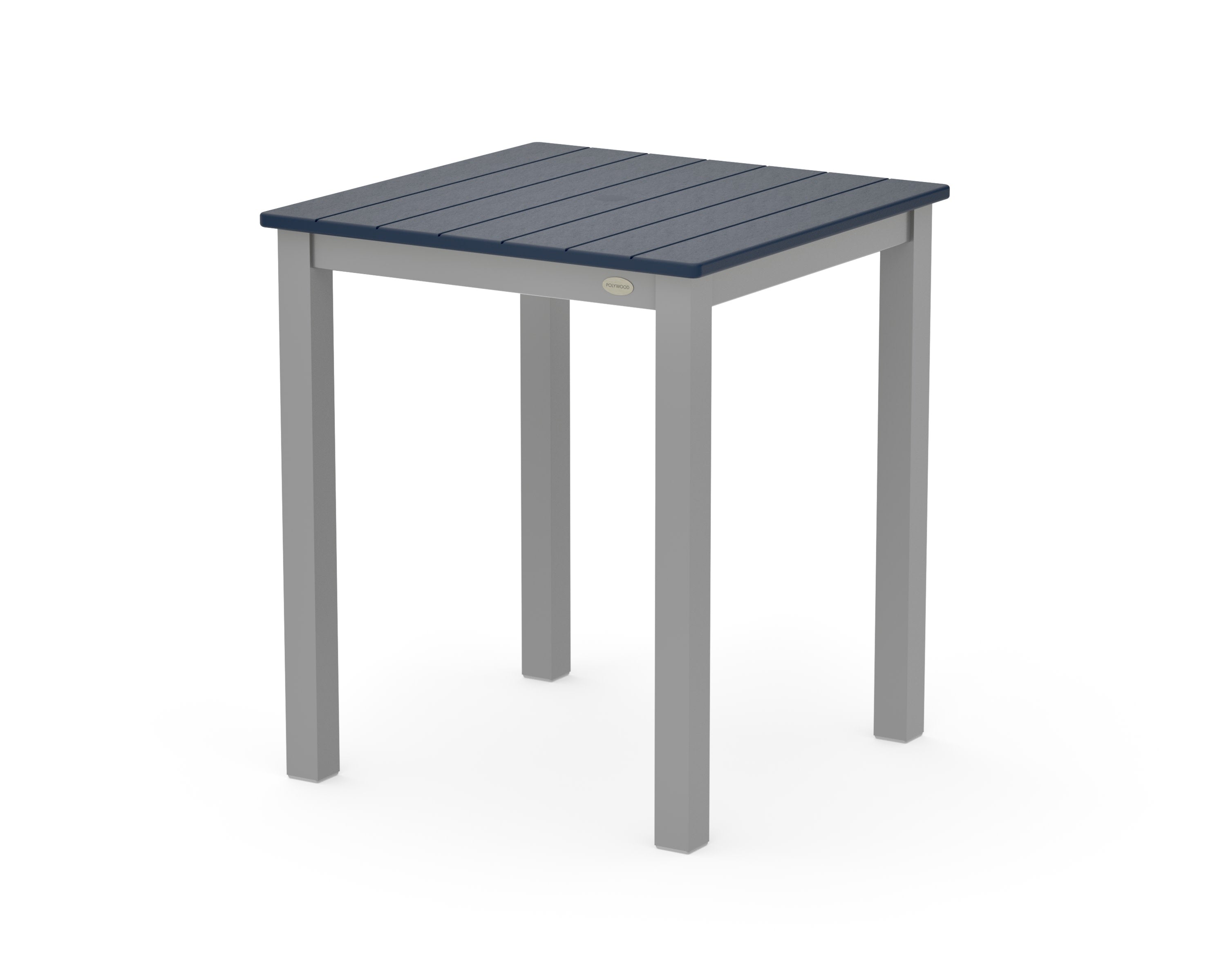 Main Street 26 x 26 Dining Table in Silver / Navy
