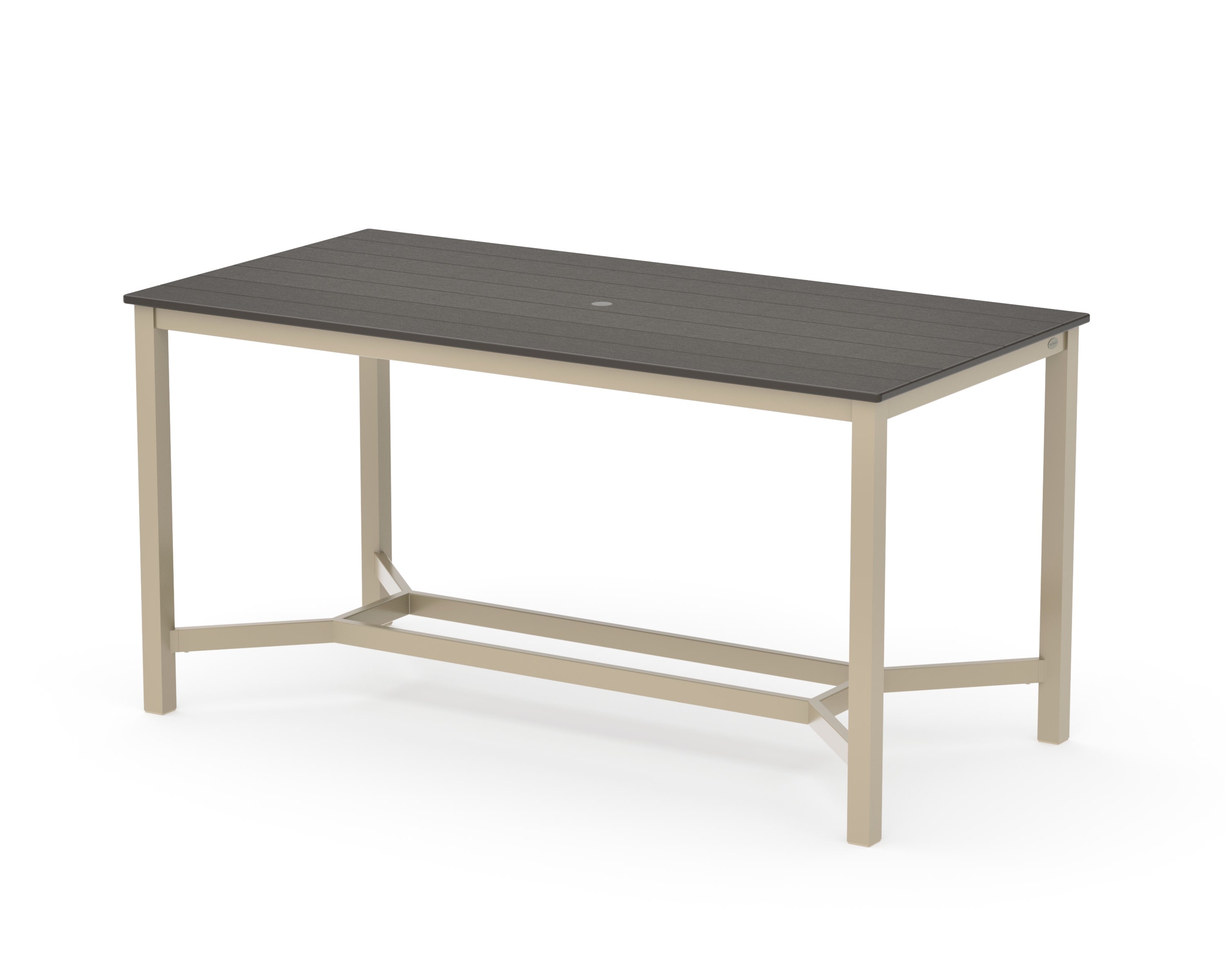 Main Street 36 x 72 Counter Table in Sand / Vintage Coffee