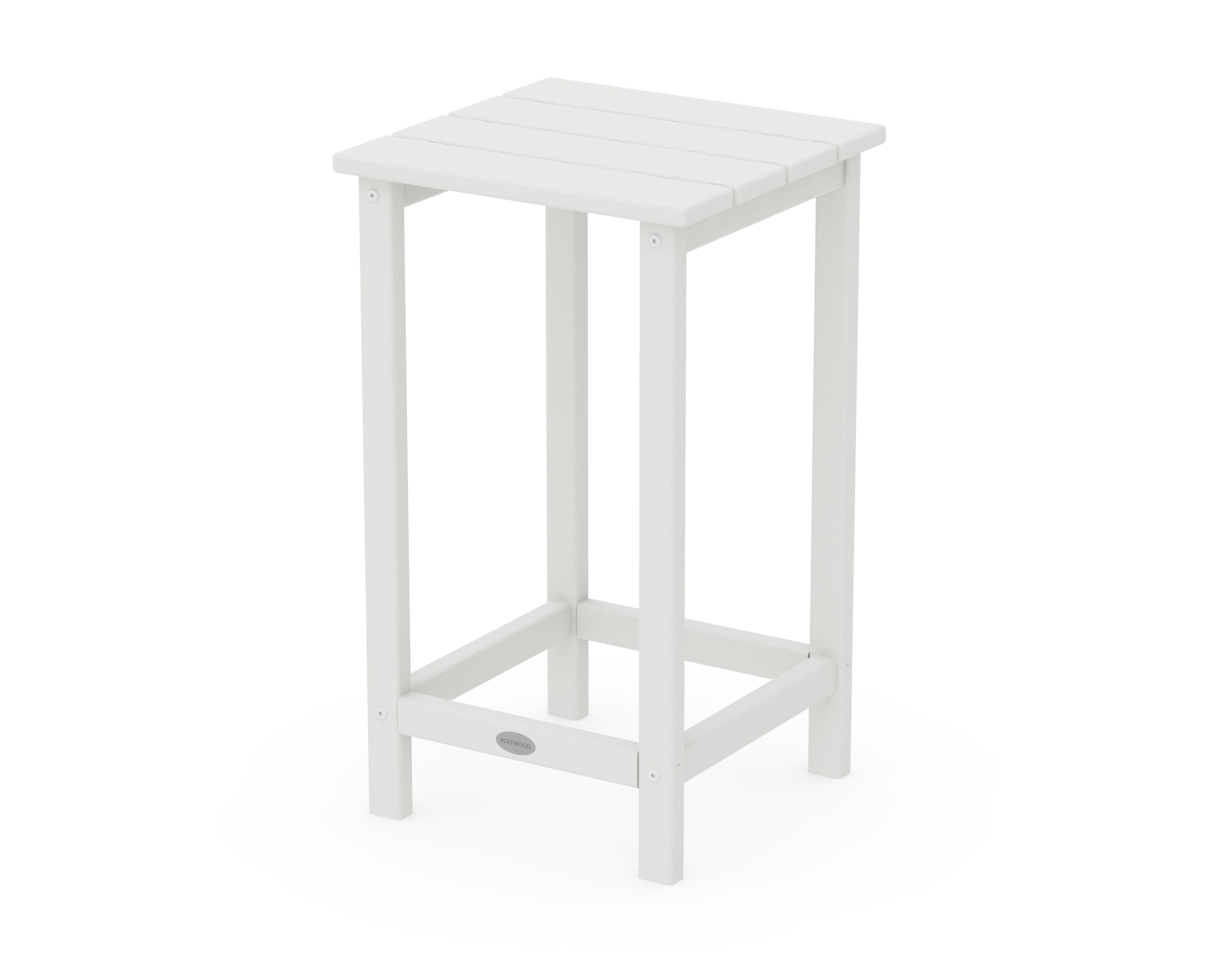 Long Island 26" Counter Side Table in Vintage White