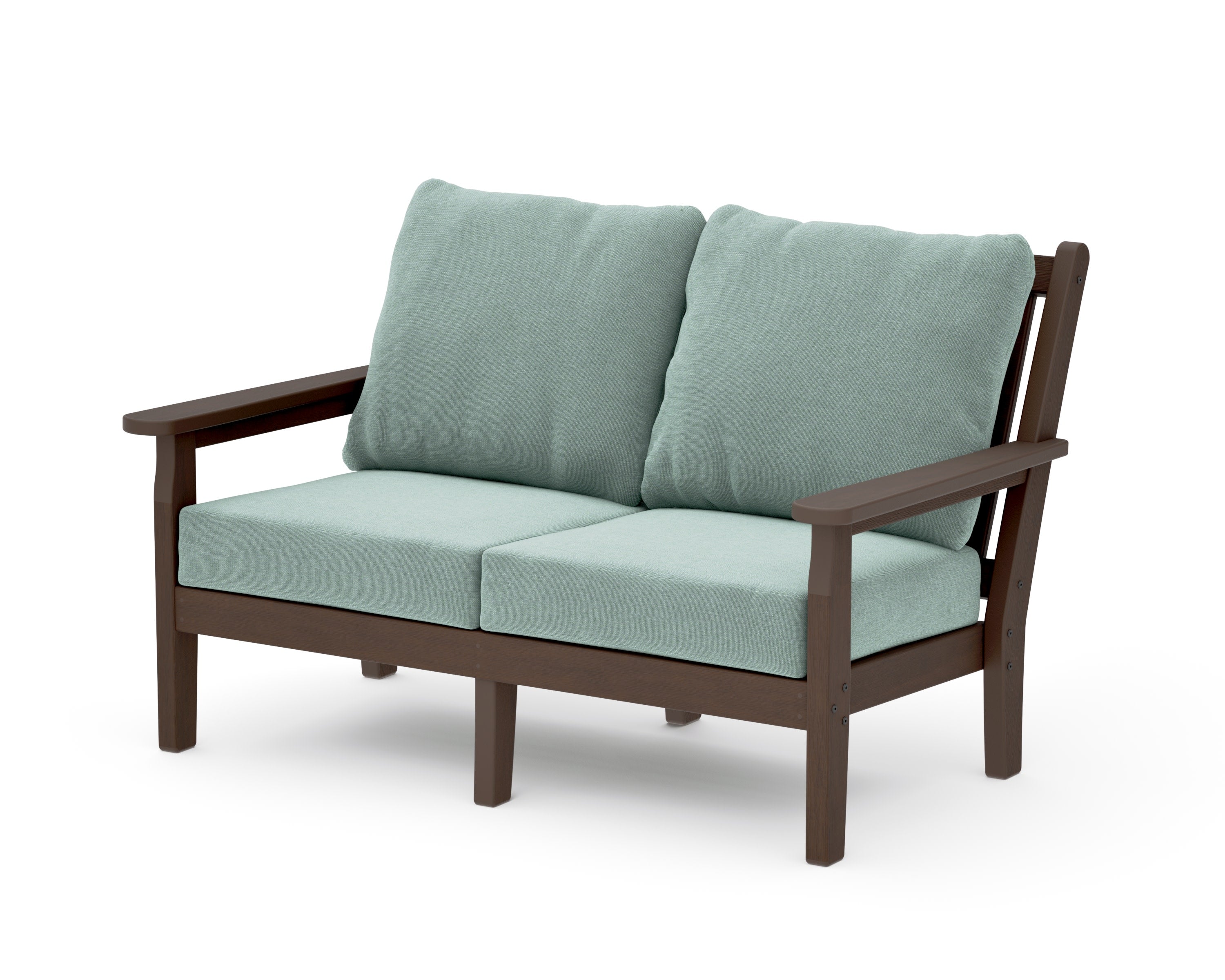 Chippendale Deep Seating Loveseat in Kona / Glacier Spa